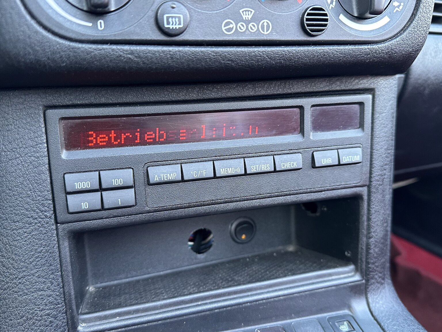 Interiörbild 1993 BMW 325i Convertible