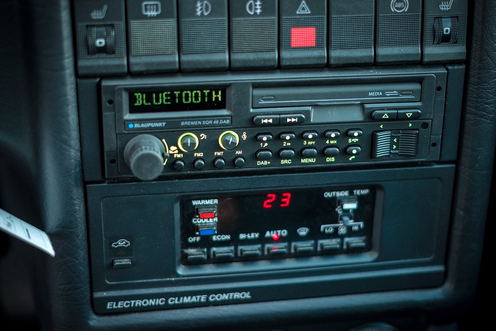 Interiörbild 1992 Audi quattro S2 Abt C5