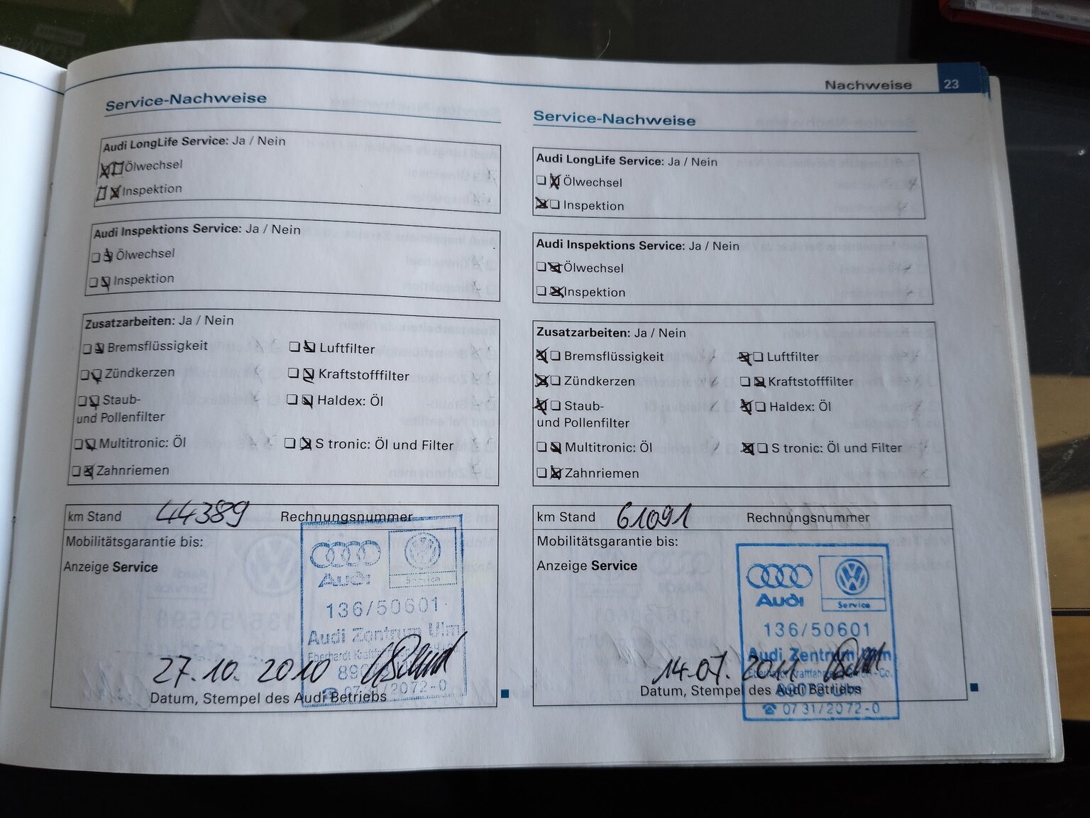 Documentation for 2009 Audi TTS Roadster