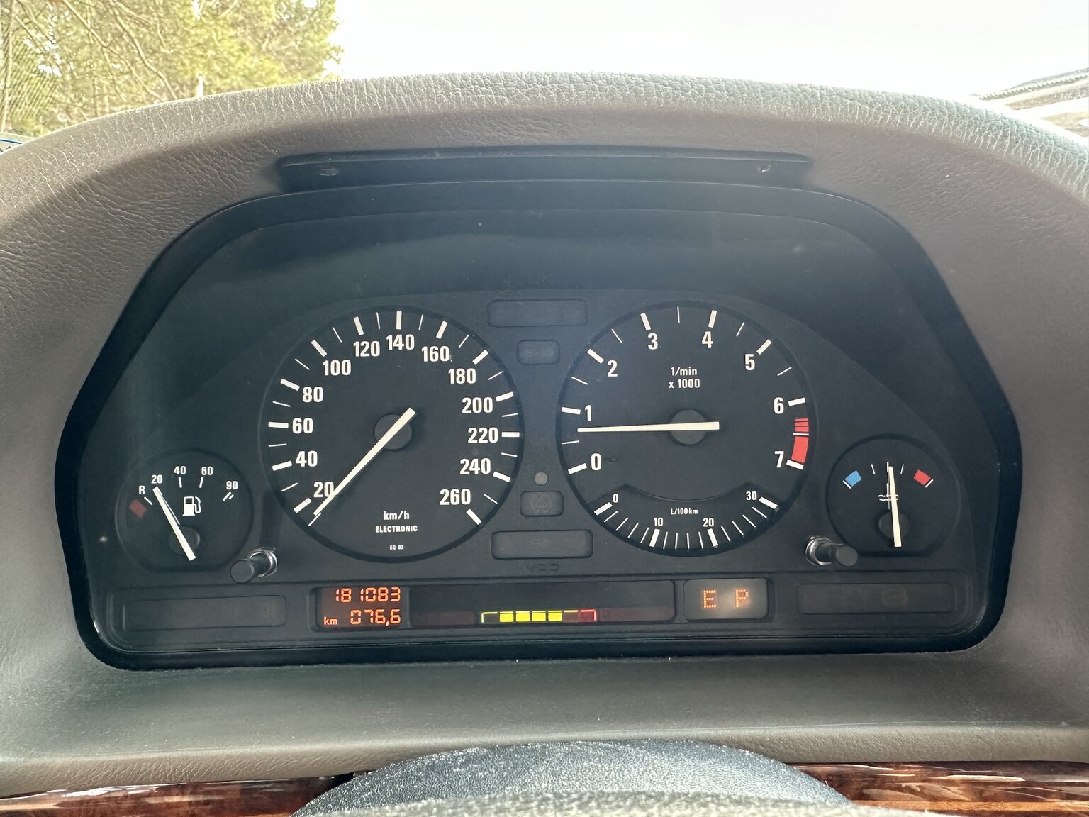 Interiörbild 1992 BMW 740iA