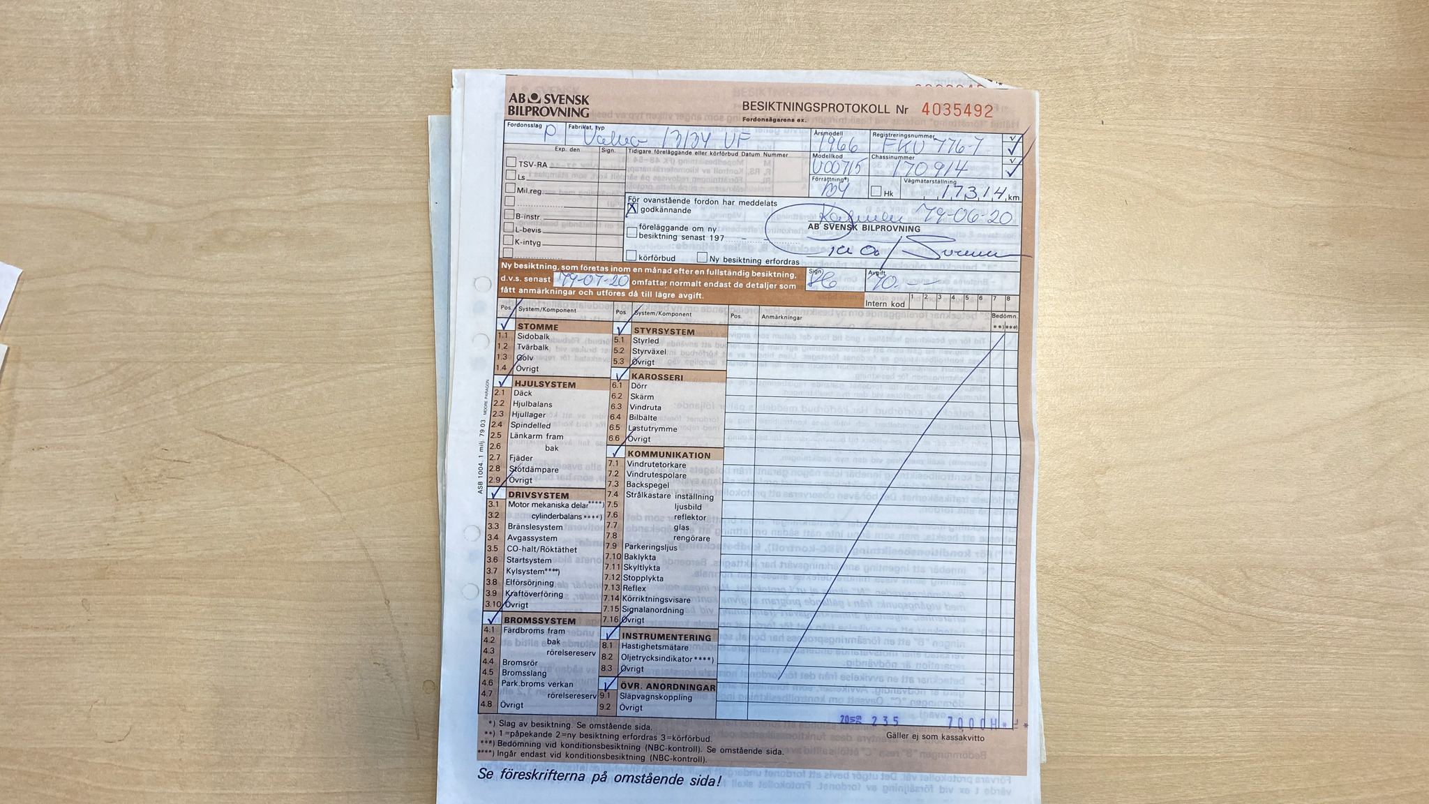 Documentation for 1966 Volvo Amazon (56)