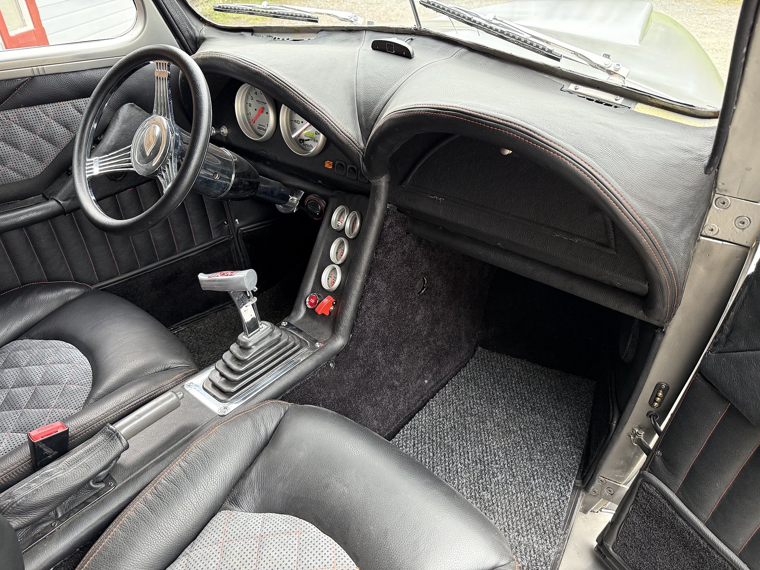 Interior image of 1939 Ford Fordor "Forvette"