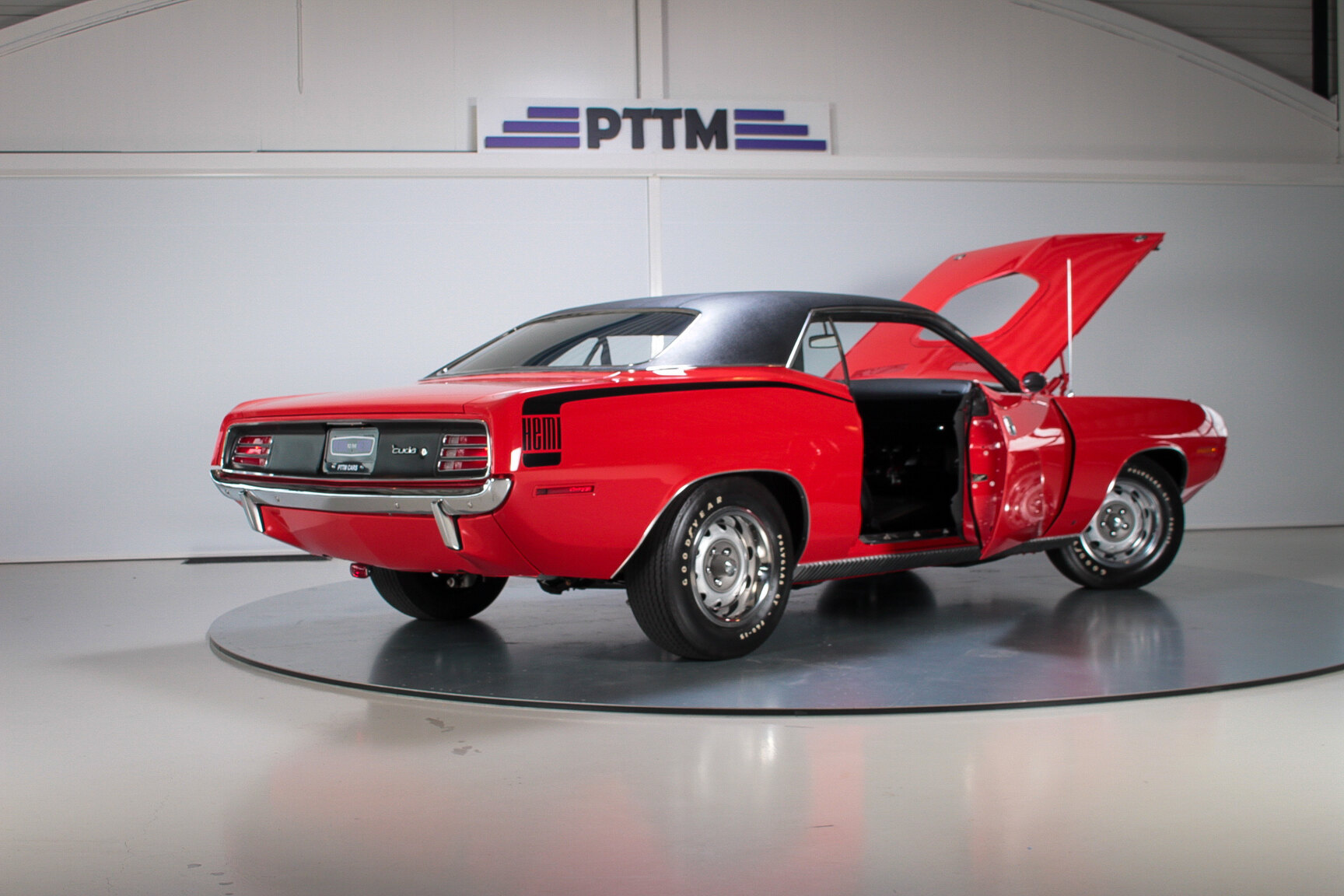 Exteriörbild på 1970 Plymouth Hemi Cuda