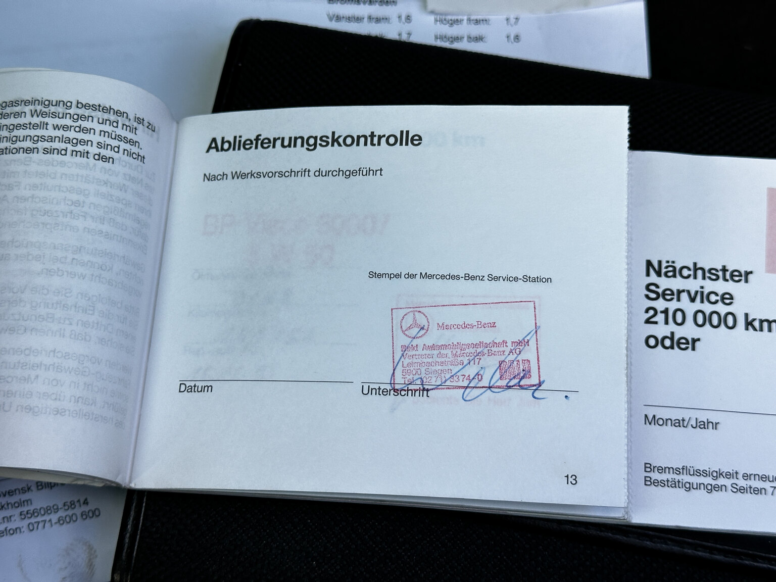 Dokumentation för 1992 Mercedes-Benz 300CE-24V