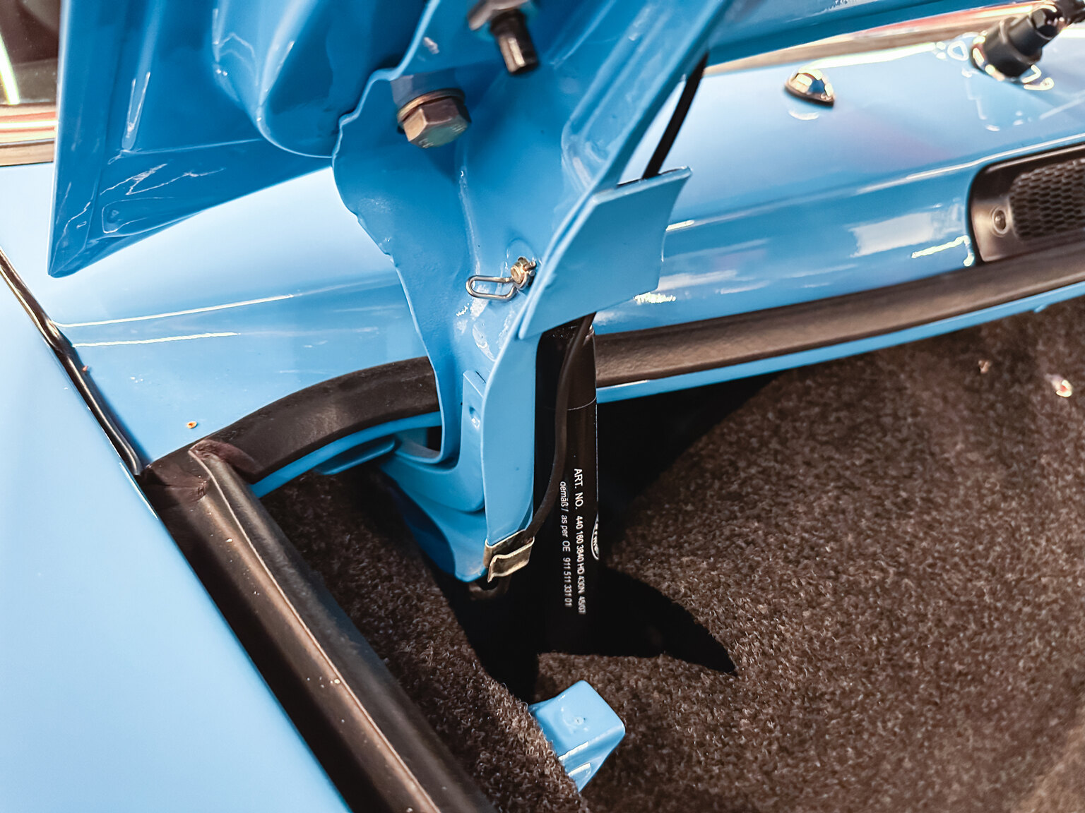 Interiörbild 1970 Porsche 911 E Targa