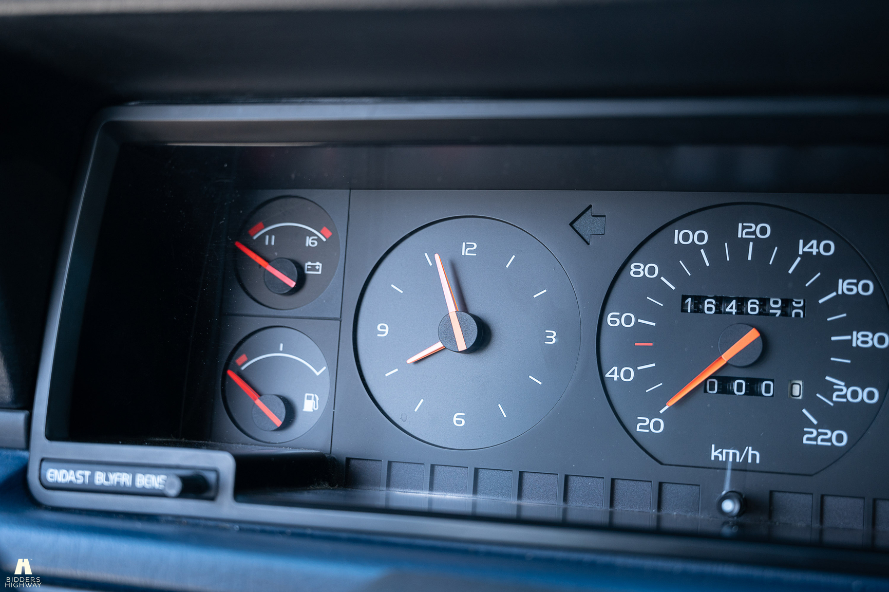 Interiörbild 1988 Volvo 740 GL (15)