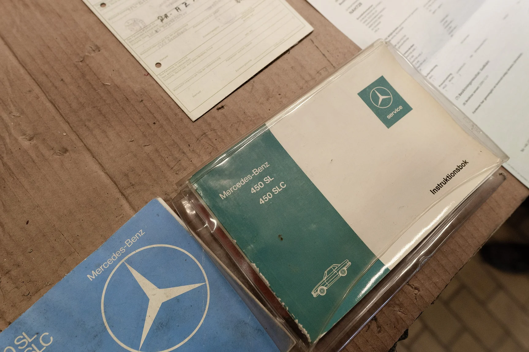 Documentation for 1975 Mercedes Benz 450 SLC (5)