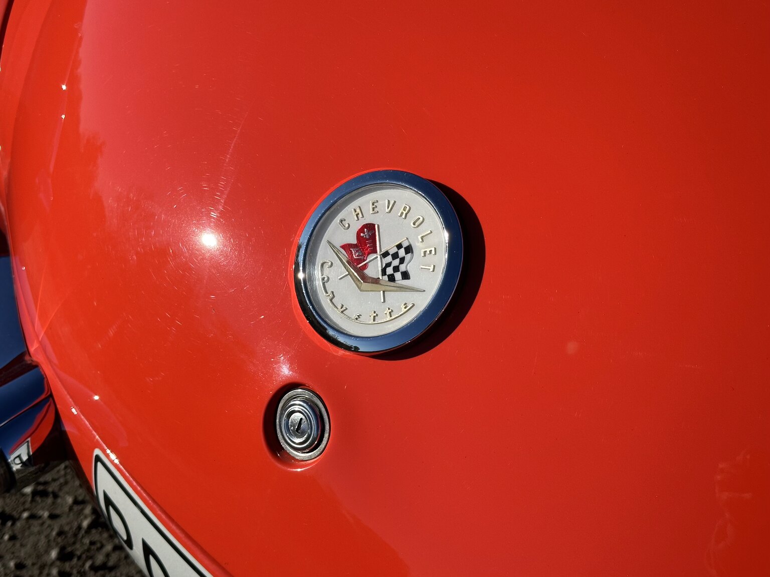 Exteriörbild på 1956 Chevrolet Corvette 