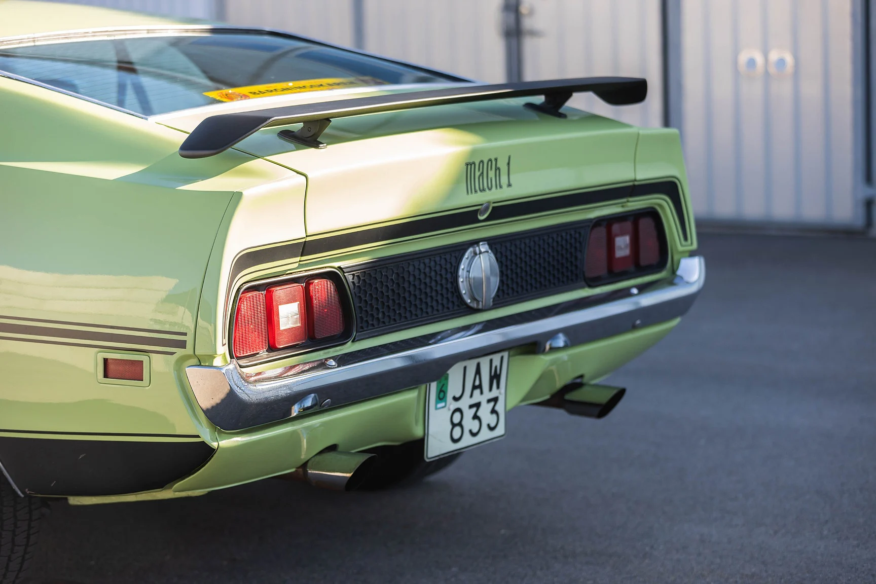 Aussenfoto 1971 Ford Mustang Mach 1 351cui (46)