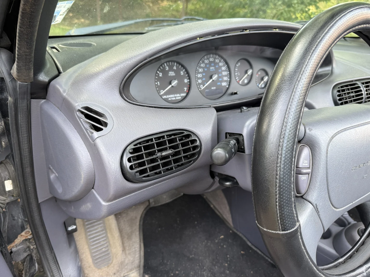 Interiörbild 1997 Chrysler Sebring Cabriolet (11)