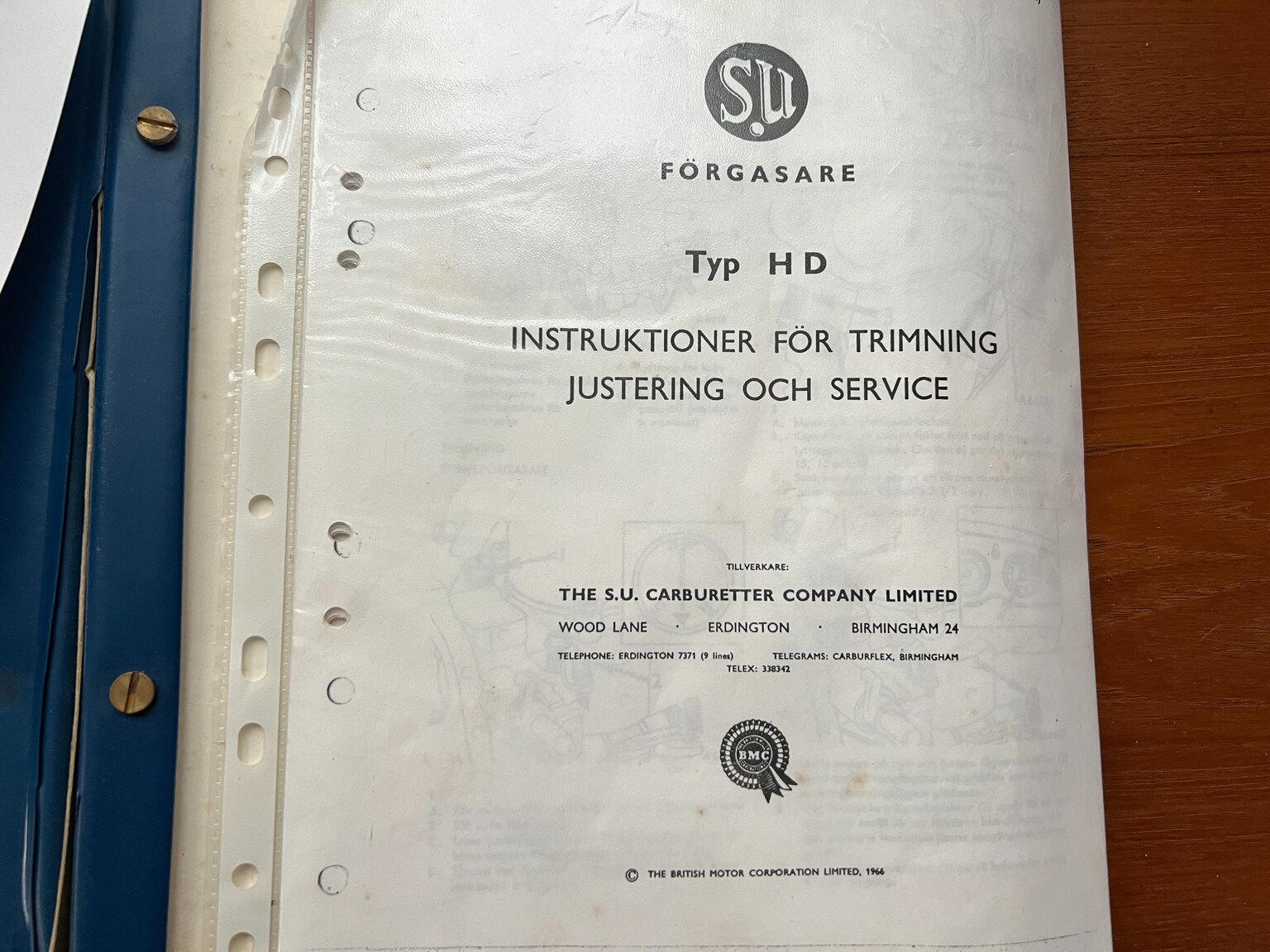 Documentation for 1963 Jaguar Mark II 3.8 Litre