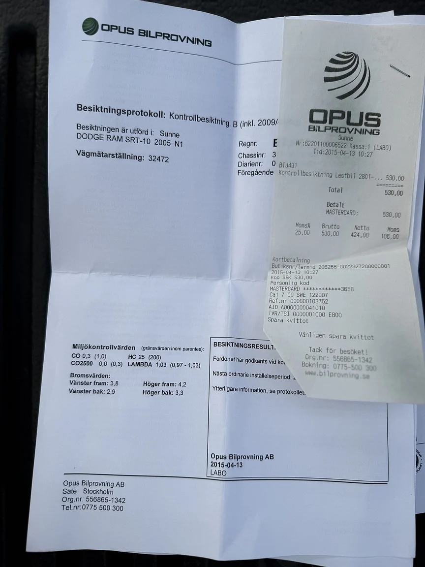 Dokumentation, 2005 Dodge RAM SRT-10 Regular Cab Manual  (11)