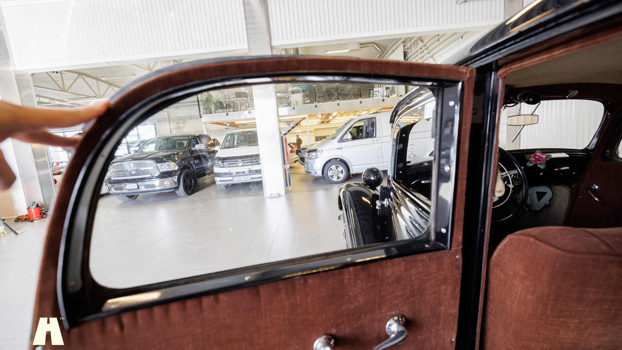 Interiörbild 1950 Mercedes Benz 170 va (38)