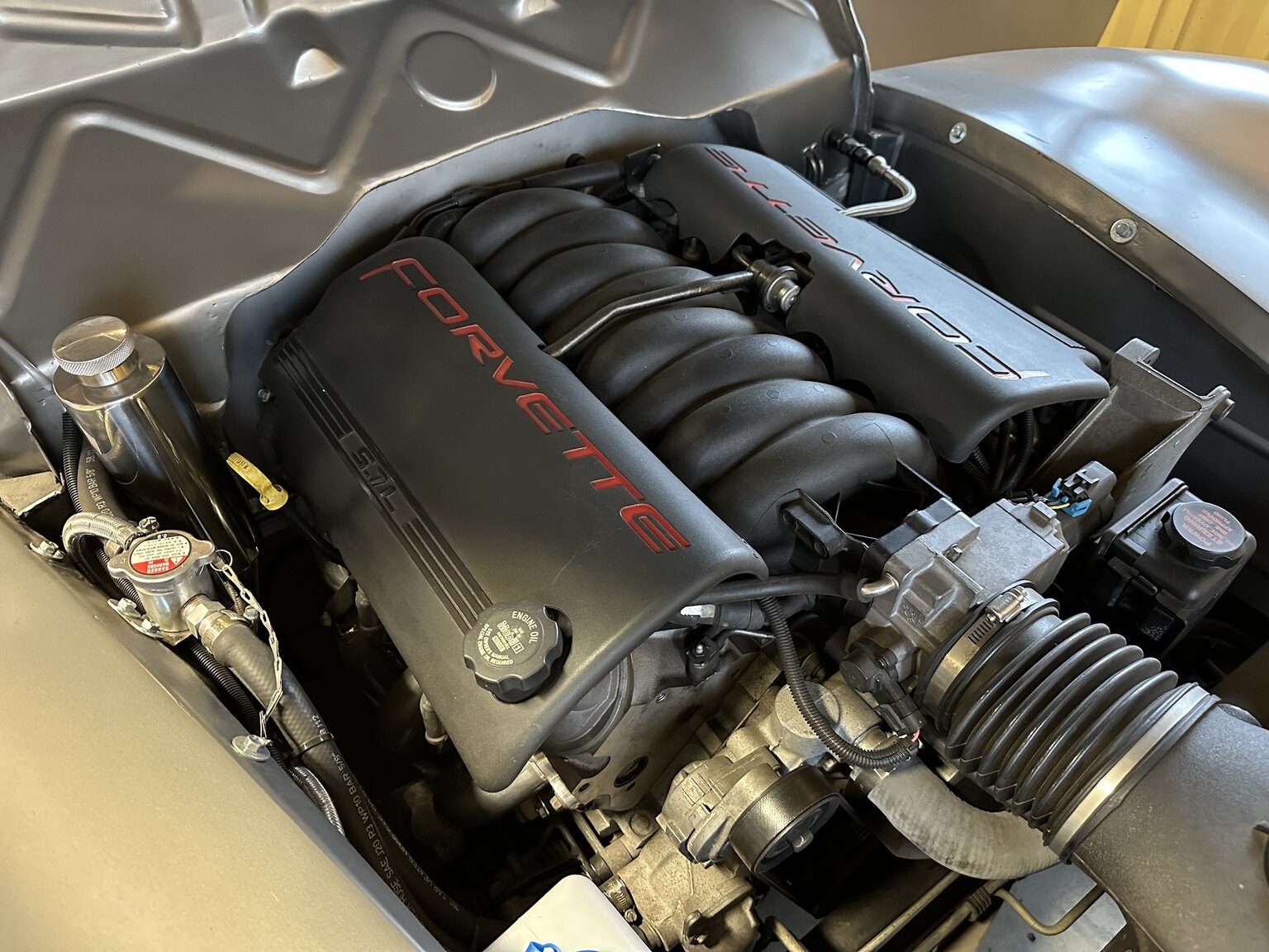 Image of 1939 Custom Ford Fordor "Forvette" mechanics