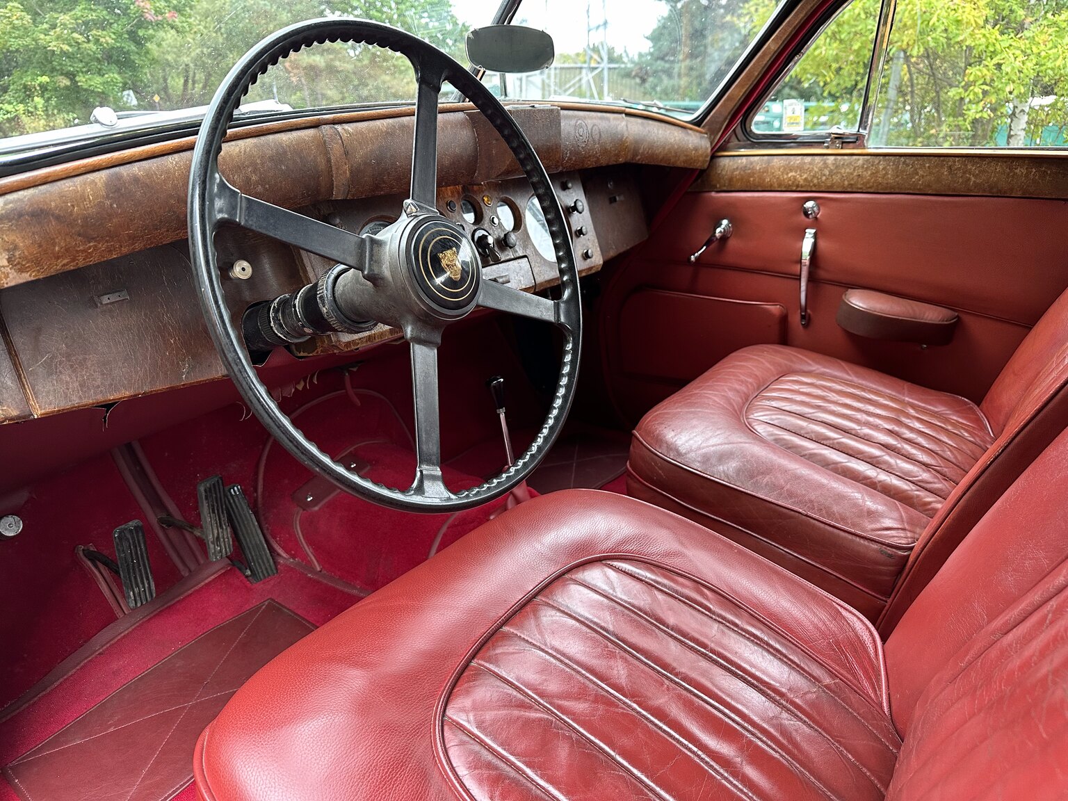Innenraumfoto von 1954 Jaguar Mark VII Saloon