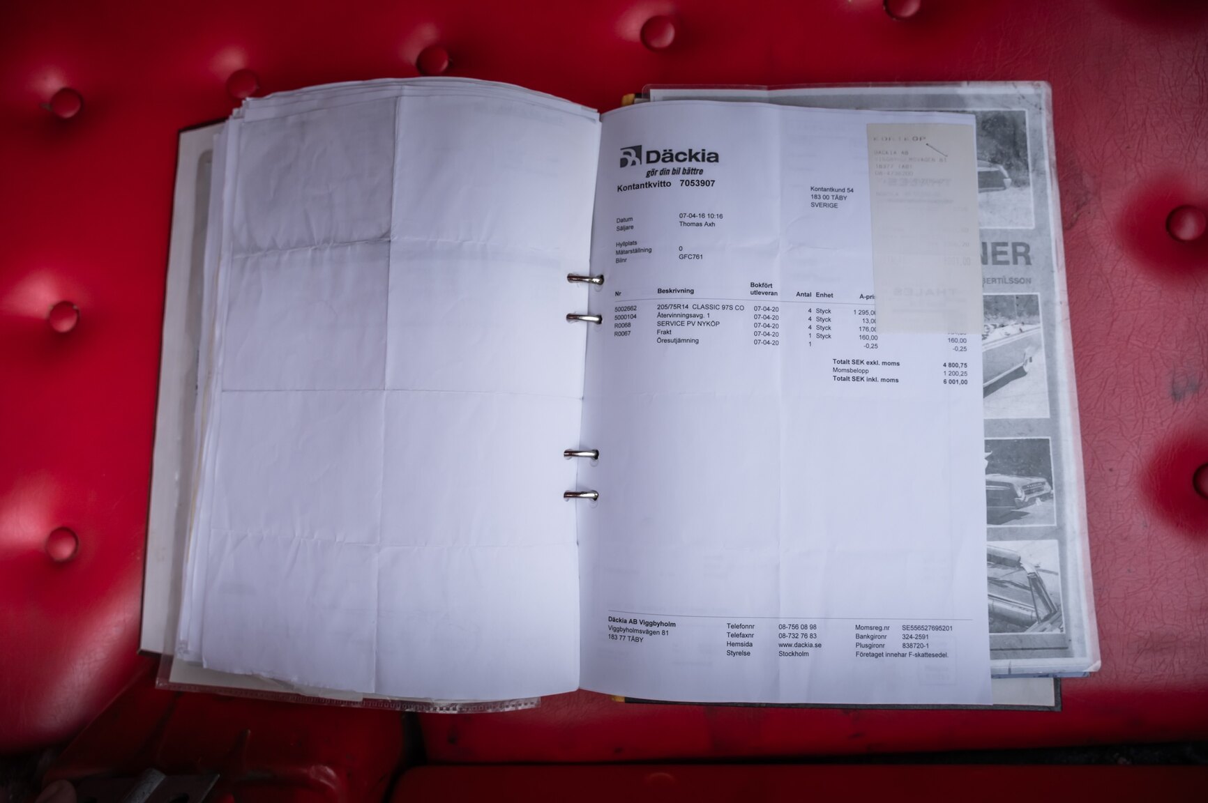 Documentation for 1962 Ford Galaxie 500 Sunliner