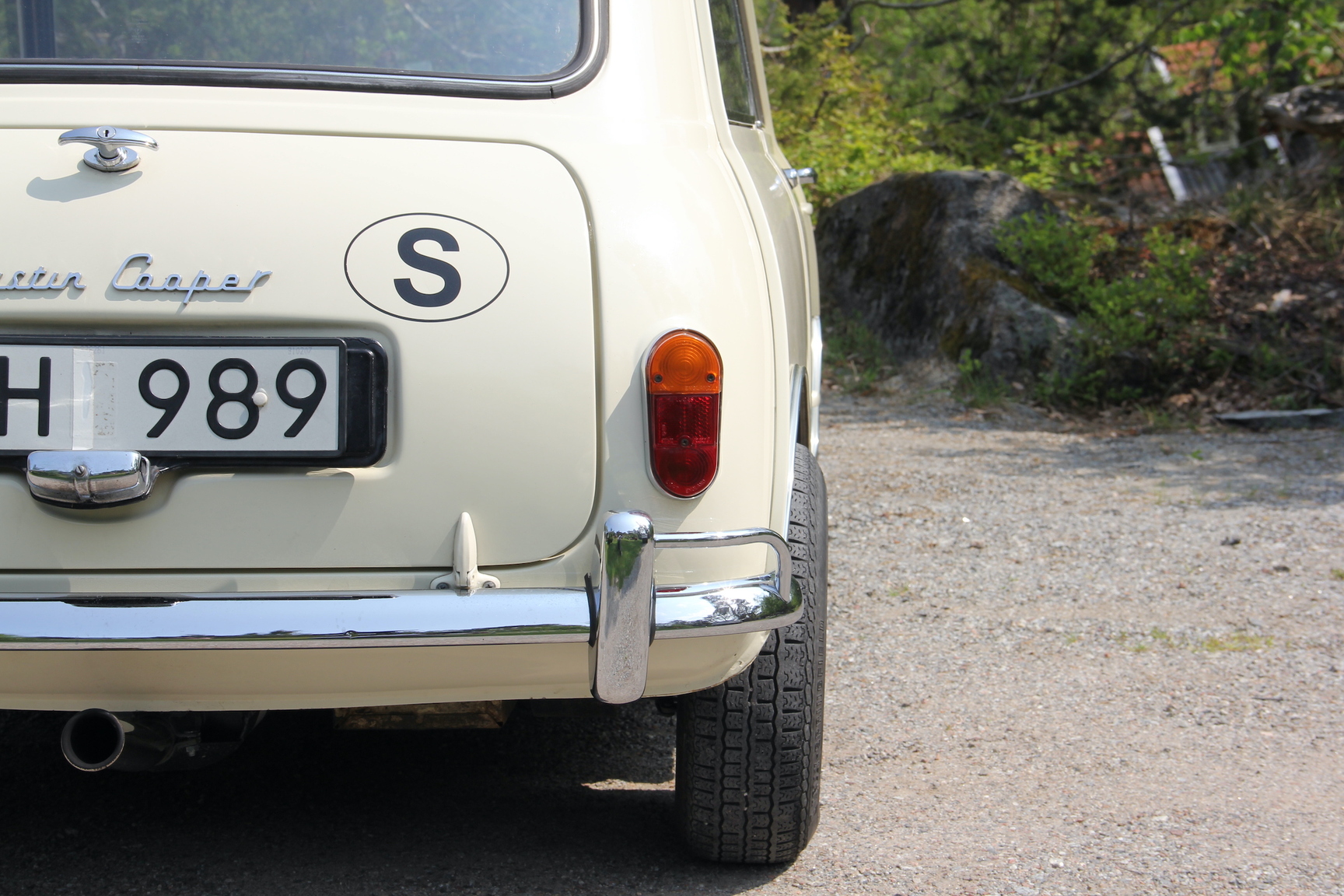 Exteriörbild på 1966 BMC Cooper (12)