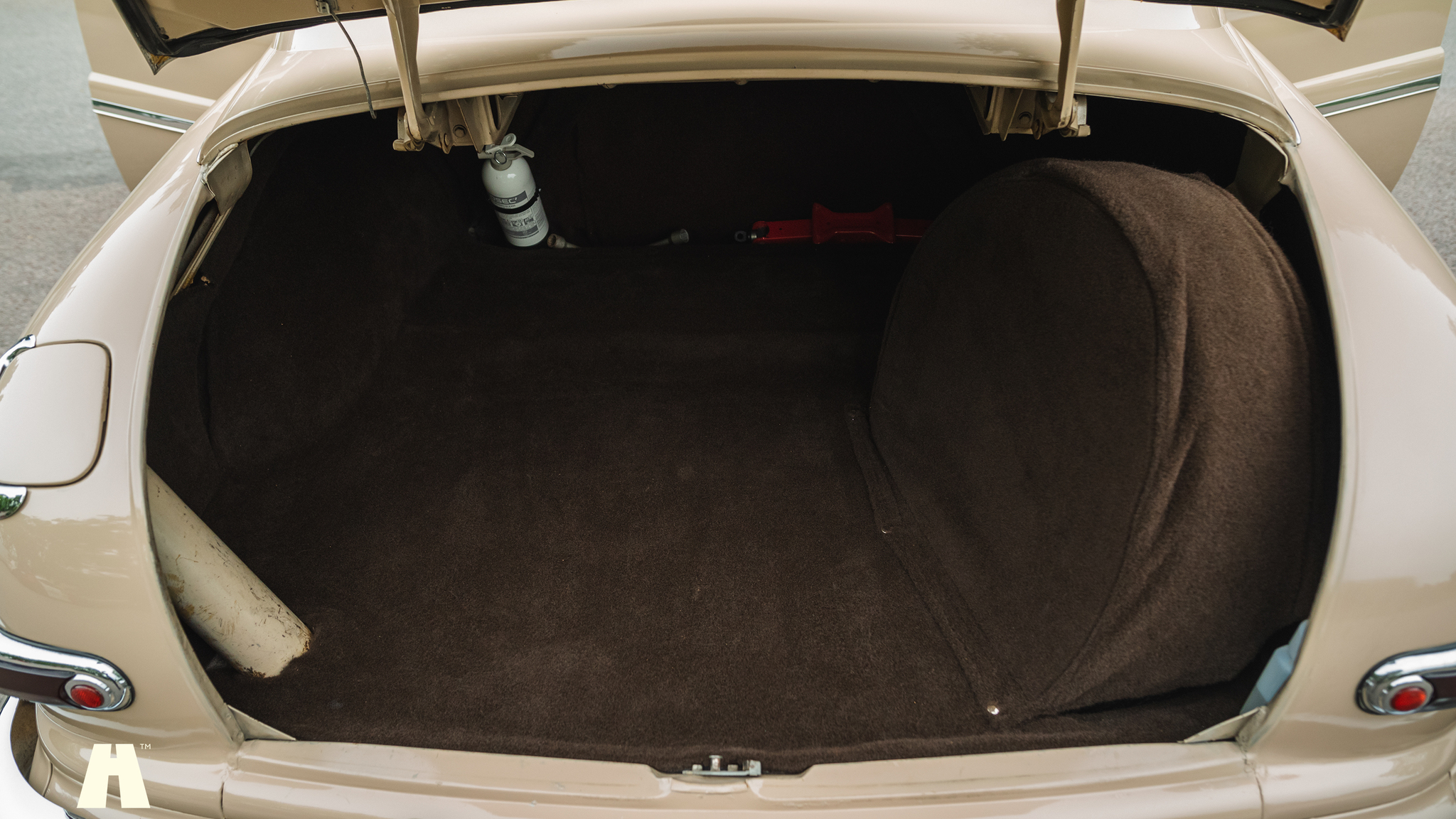 Interior image of 1950 Mercury Eight Sport Sedan