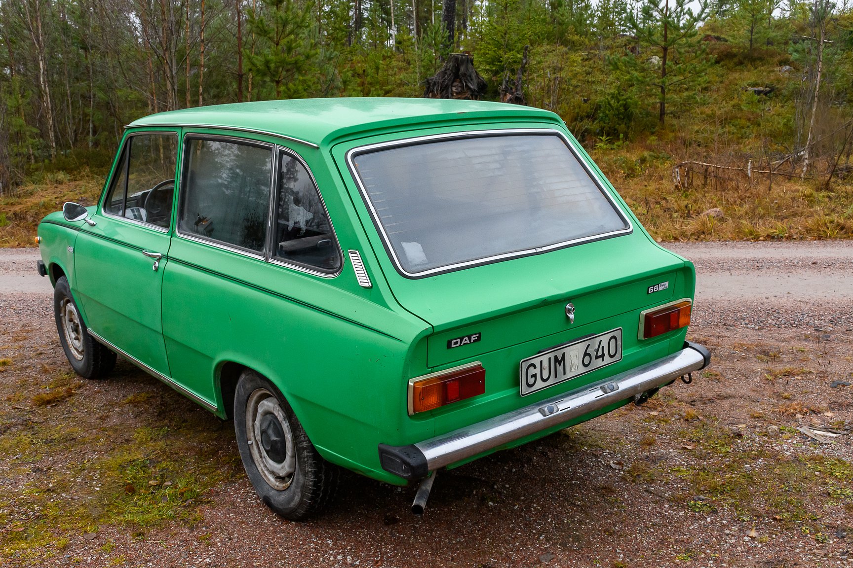 Exteriörbild på 1974 DAF 6633 - NO RESERVE