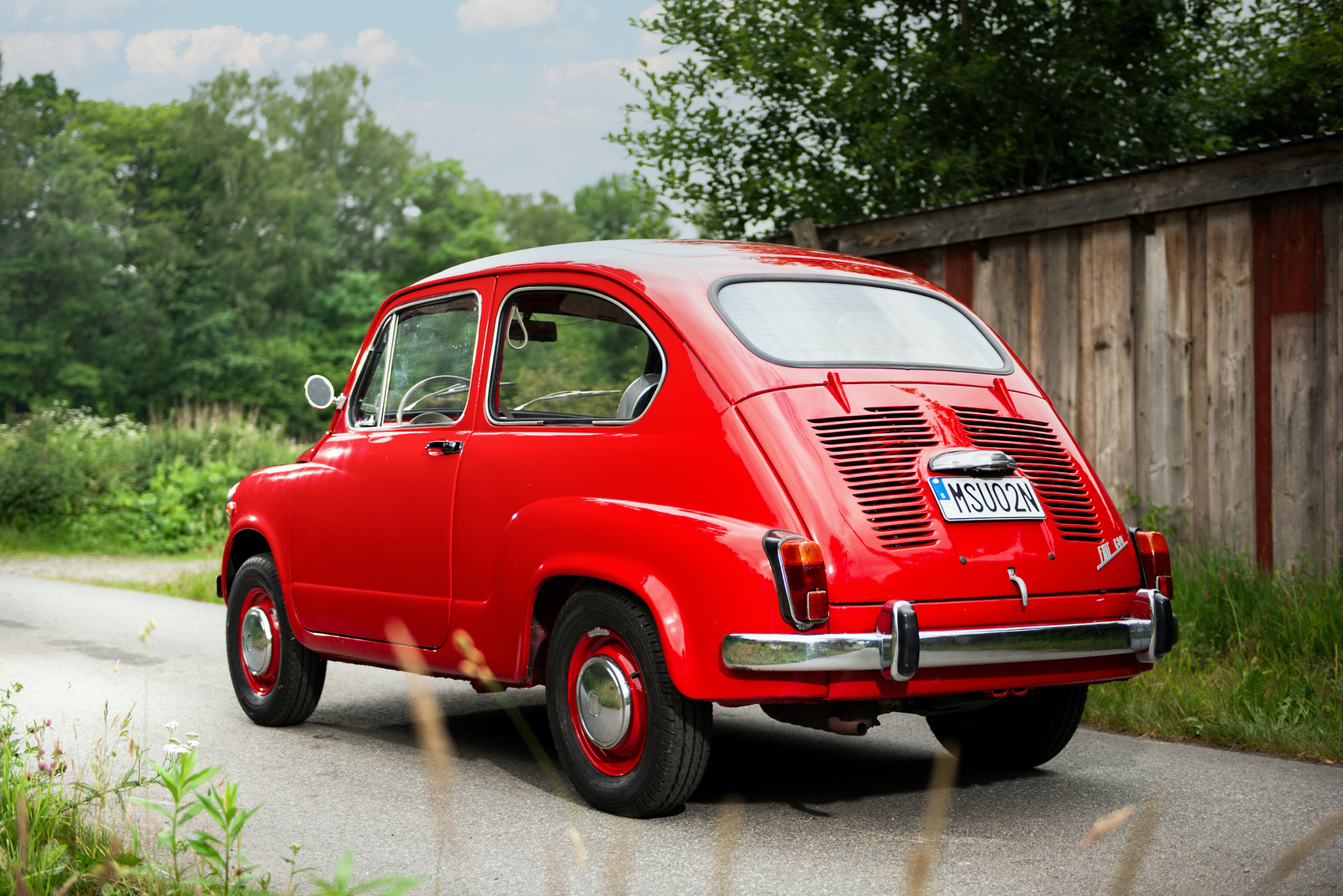 Exteriörbild på 1968 Fiat 600D