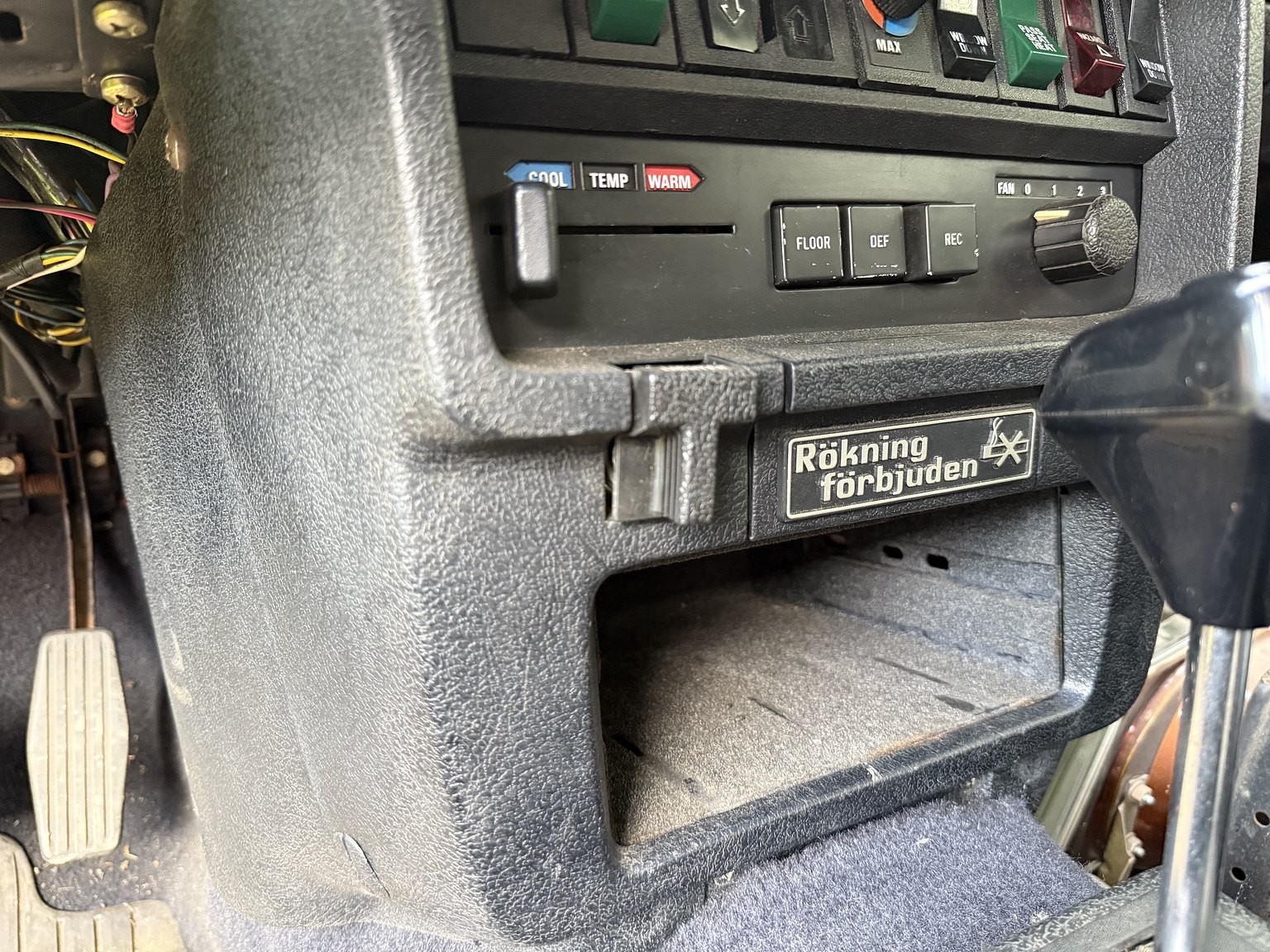 Interiörbild 1979 Volvo 262 C 2.8 V6 Automatisk