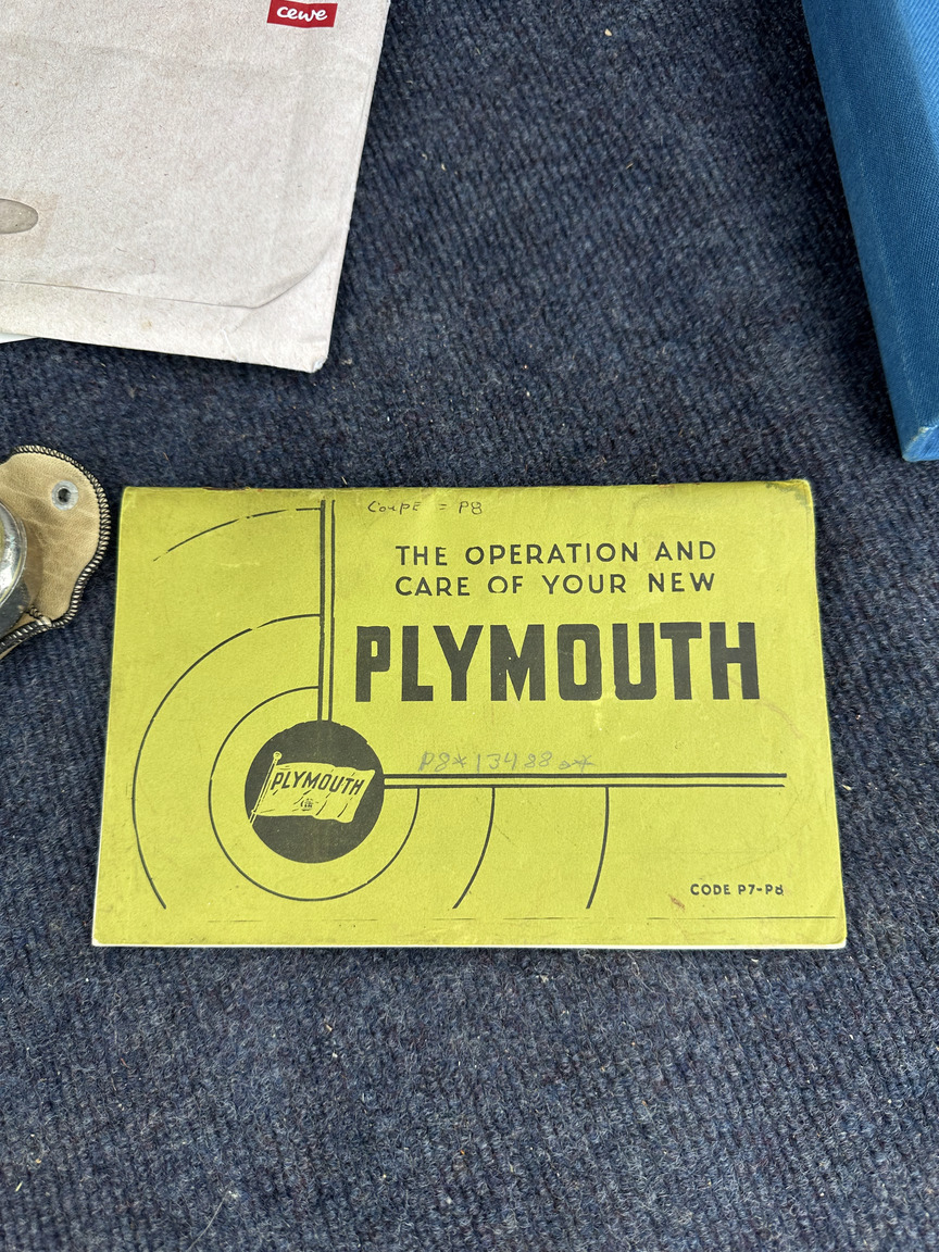 Dokumentation, 1939 Plymouth Road king P8 Coupe  (6)