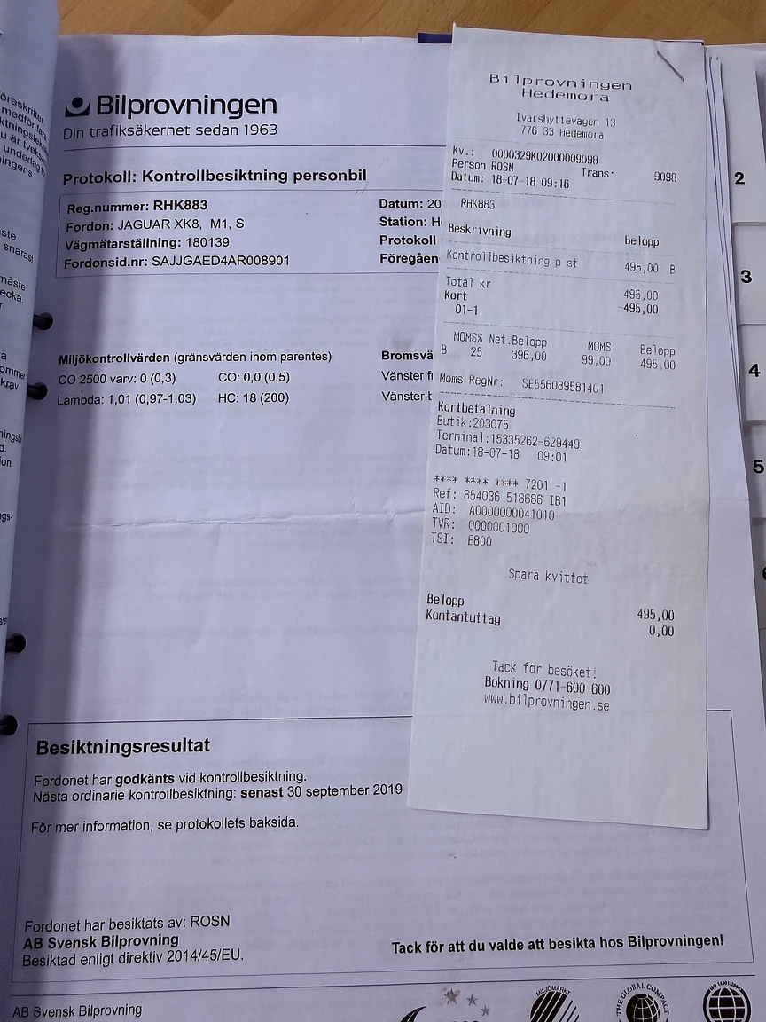 Documentation for 1997 Jaguar XK8 (24)