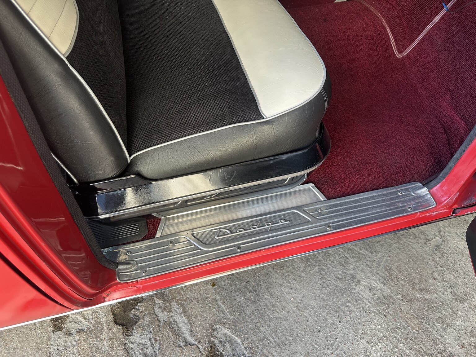 Interior image of 1955 Dodge Custom Royal Sedan HEMI