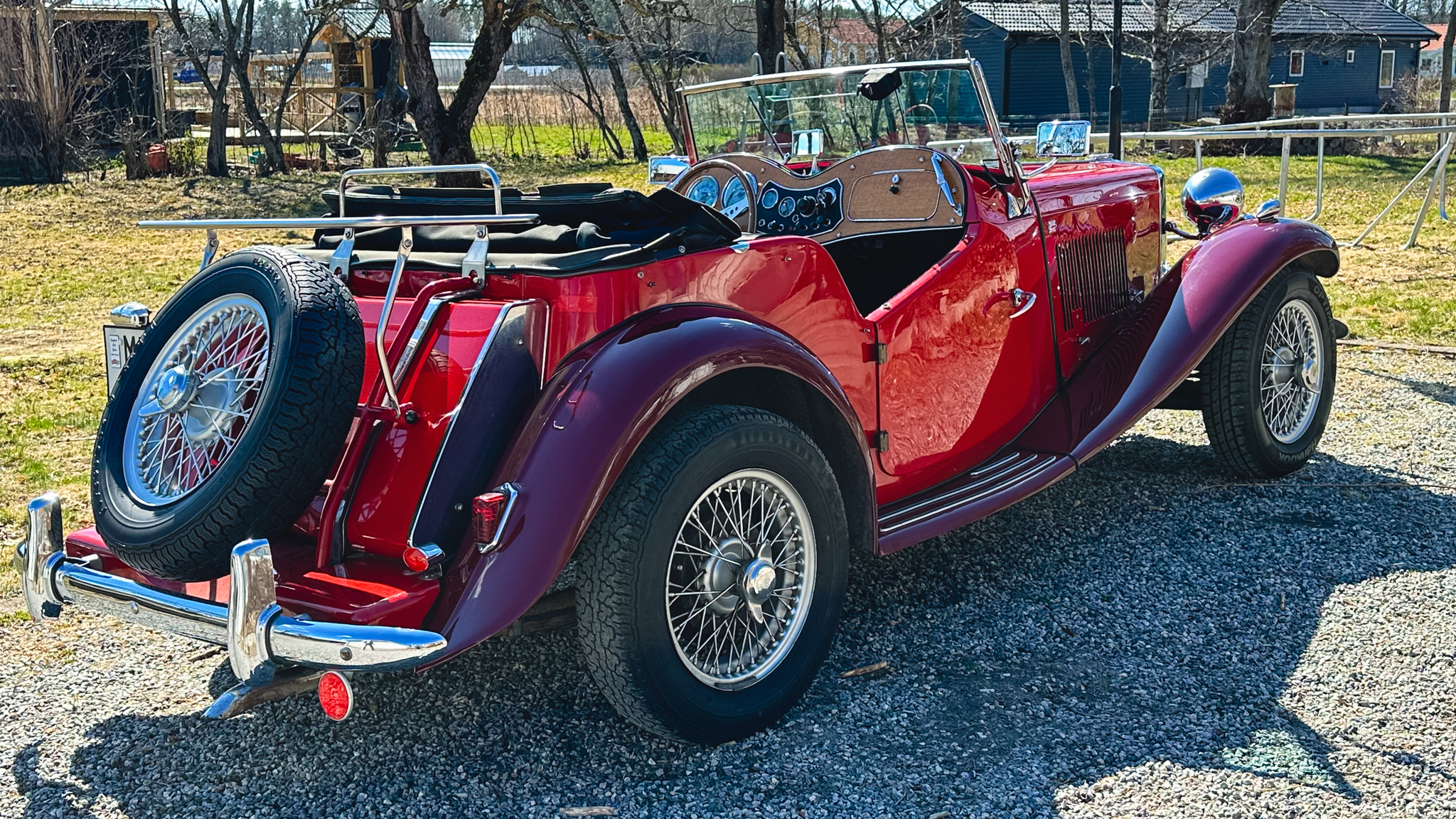 Aussenfoto 1951 MG TD MIDGET