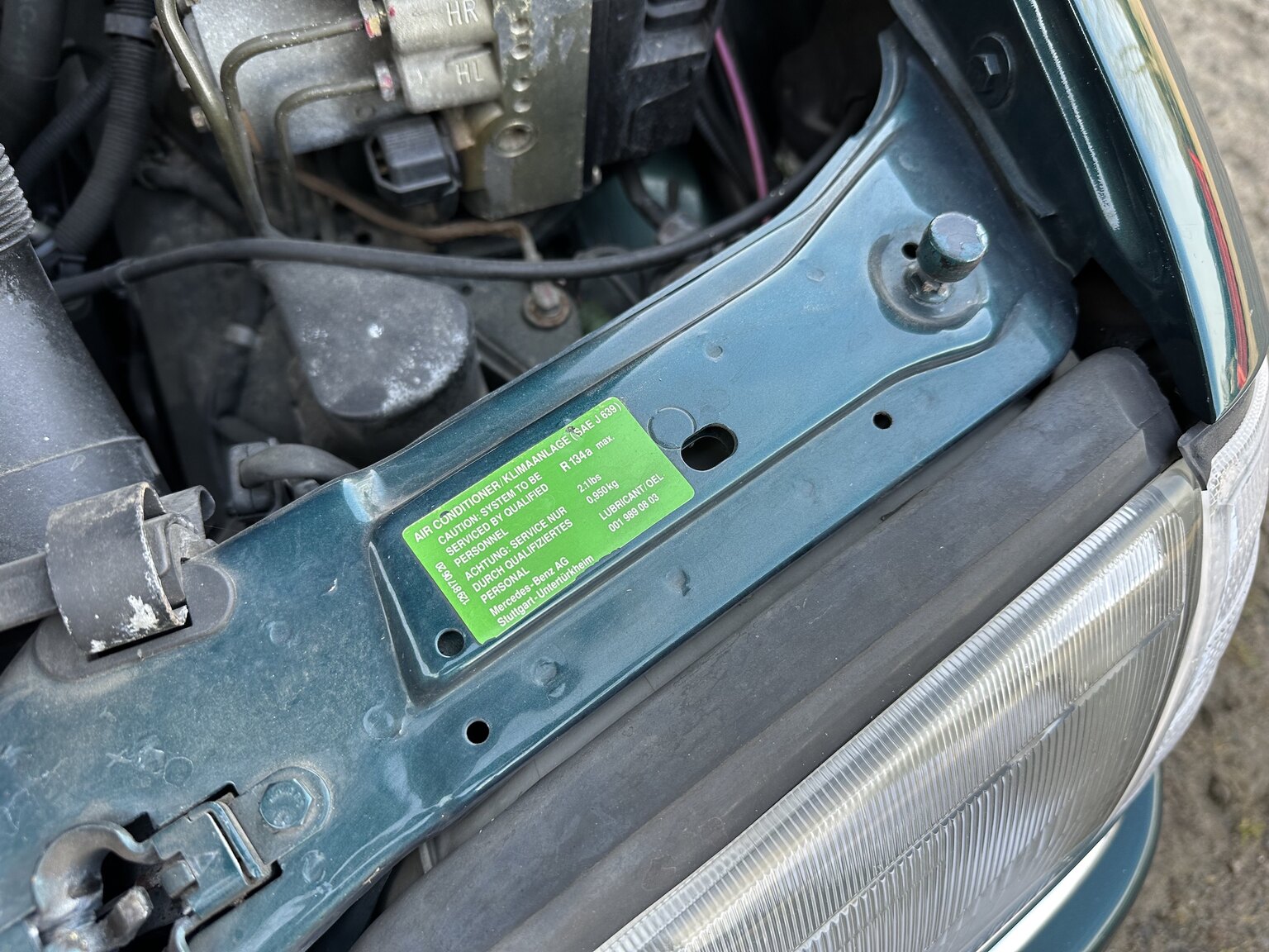 Interiörbild 1995 Mercedes-Benz SL 500