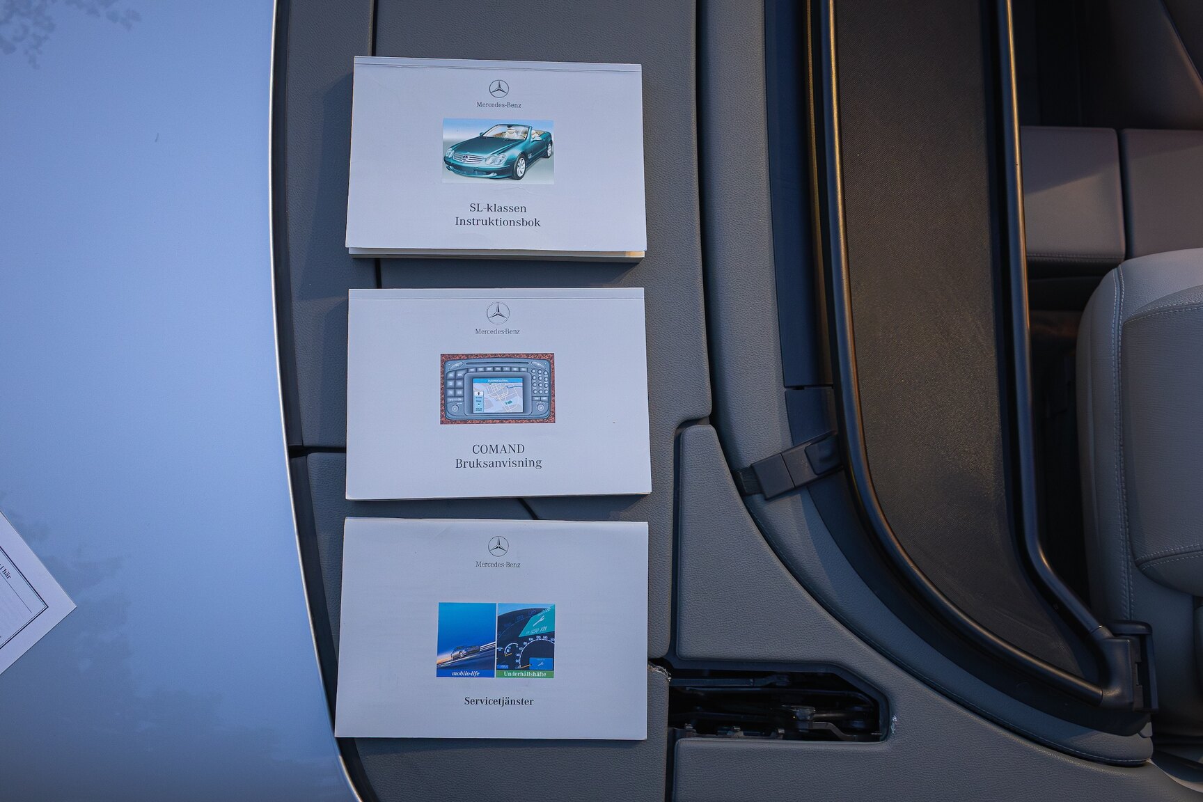 Dokumentation för 2002 Mercedes-Benz SL 500