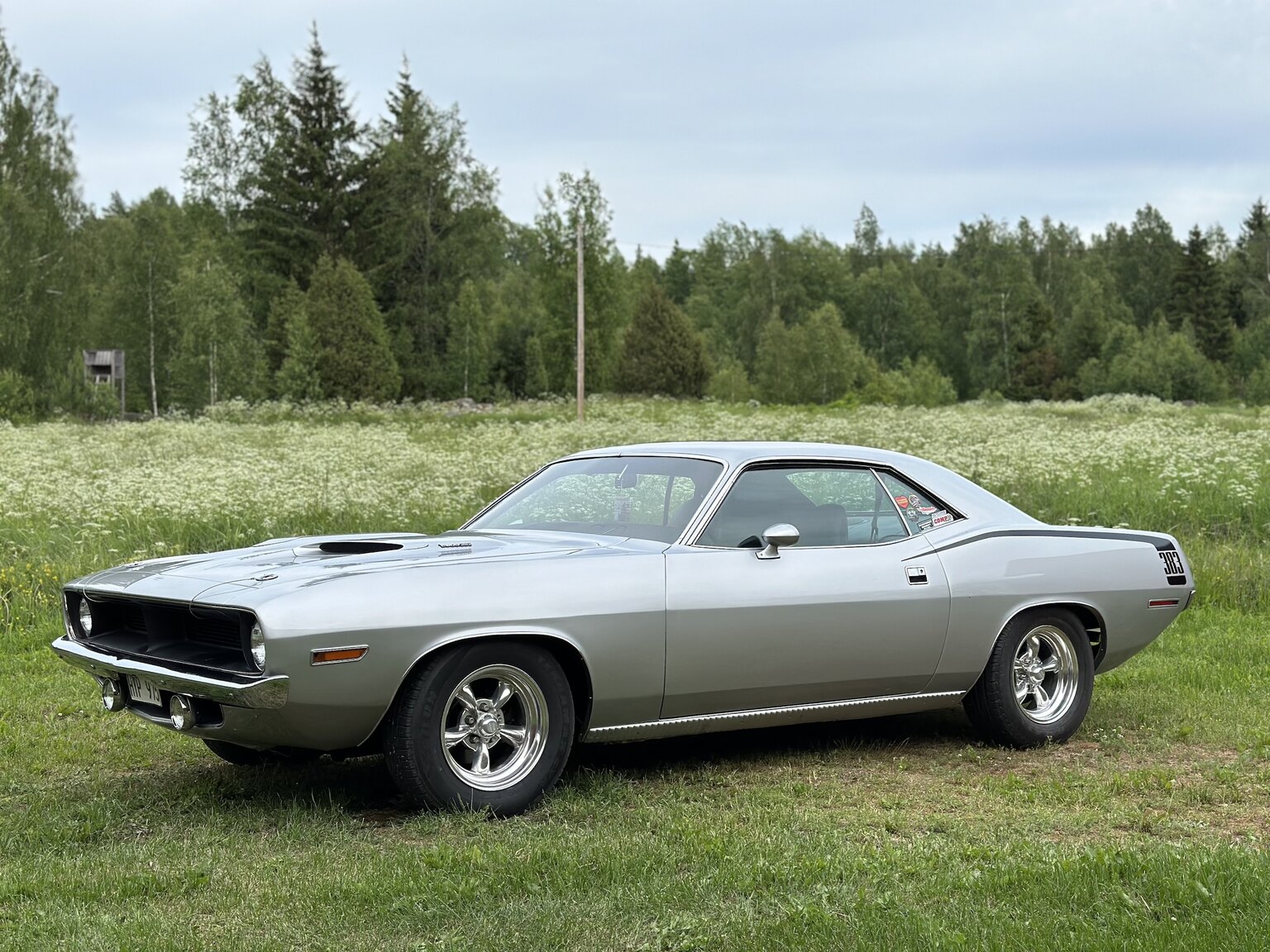 Exteriörbild på 1970 Plymouth Cuda 383