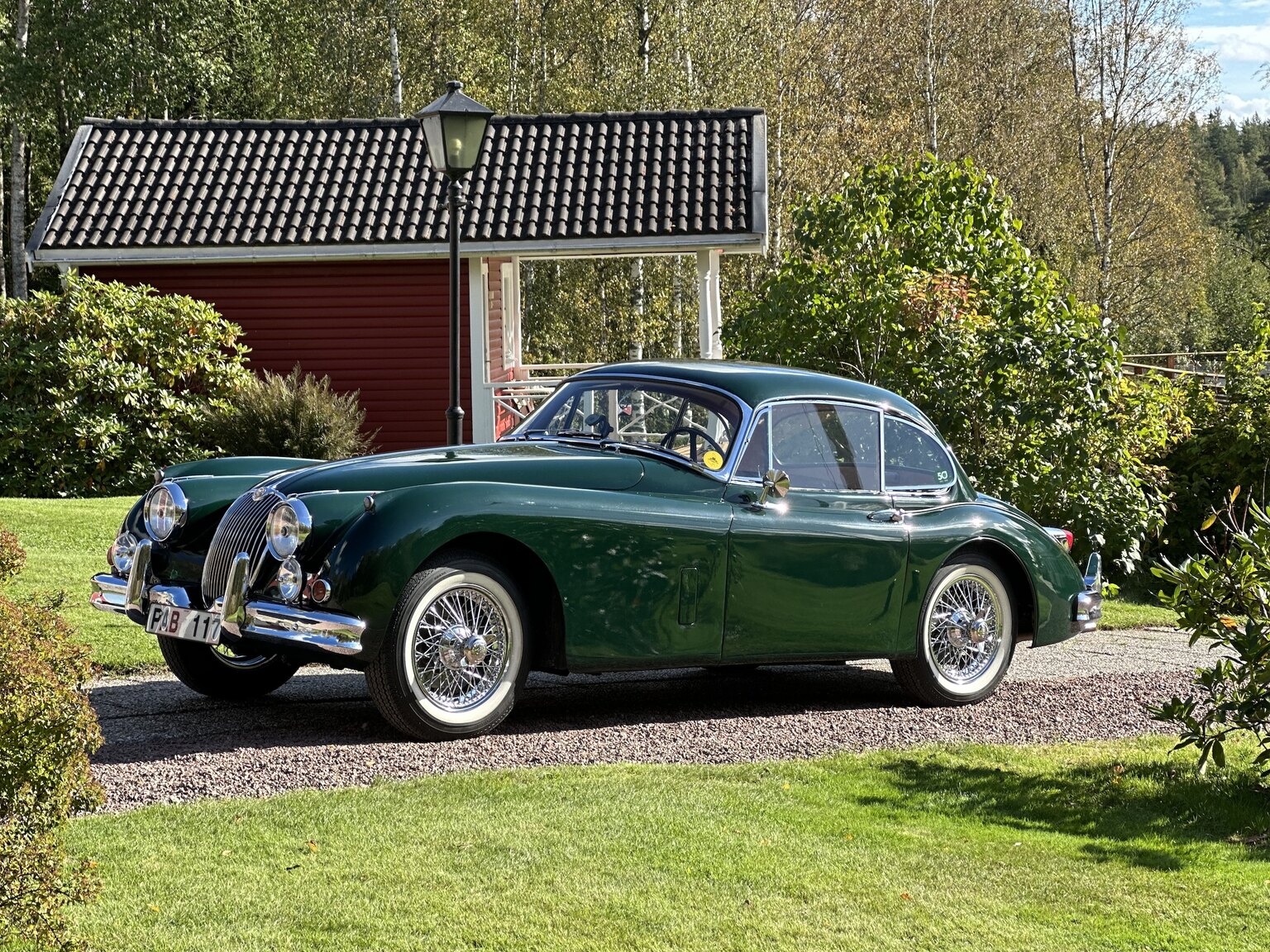 Exterior image of 1958 Jaguar XK150