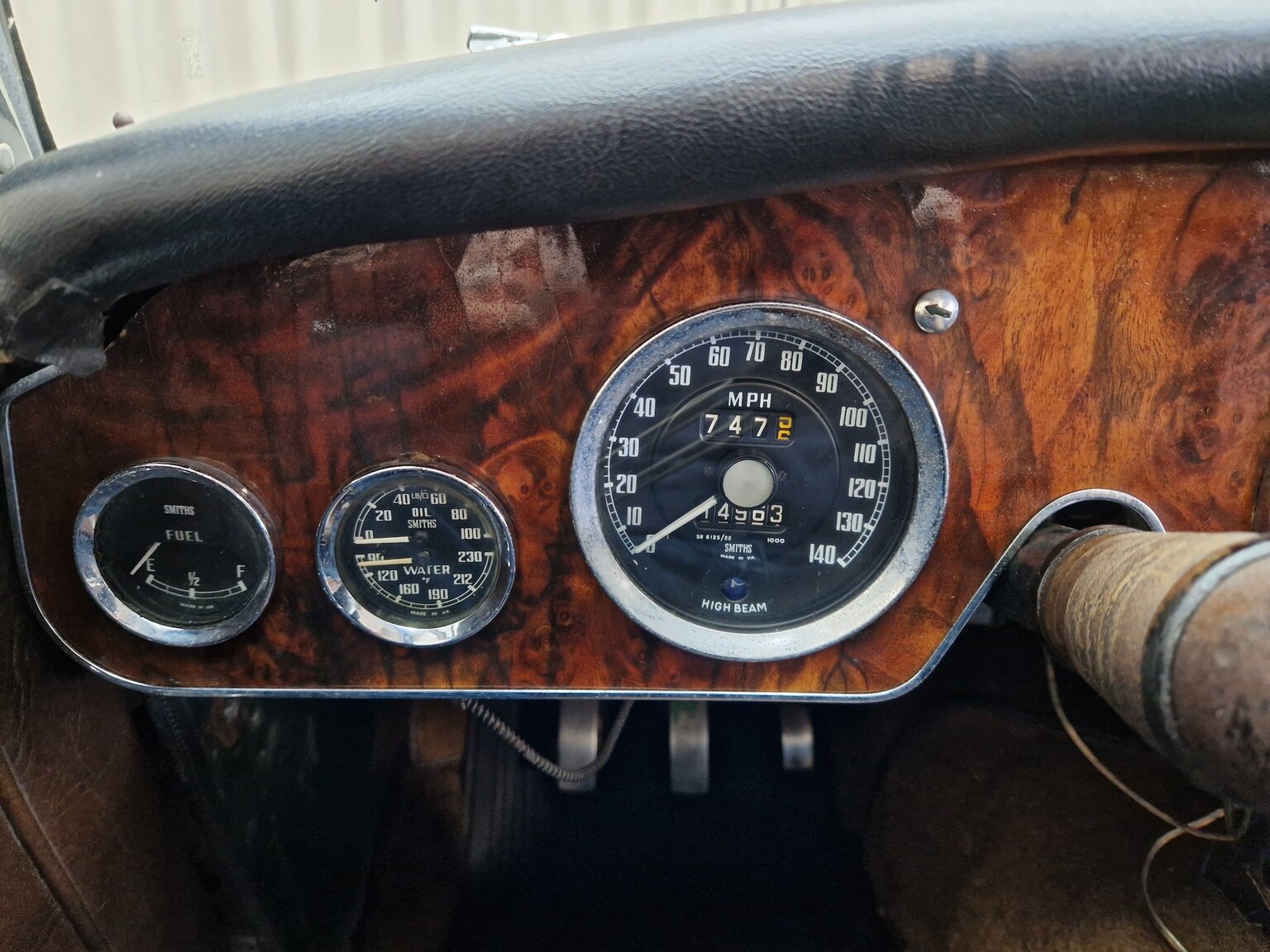 Interior image of Austin Healey