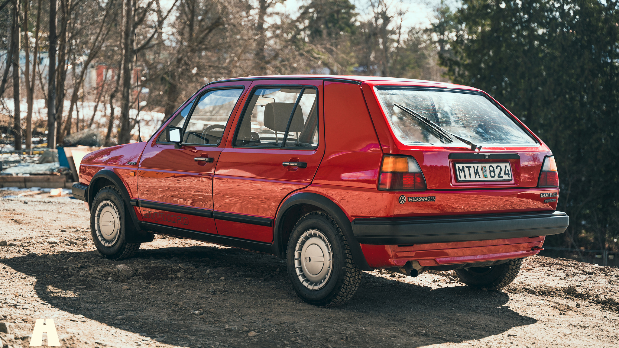Exterior image of 1987 Volkswagen Golf CL Syncro