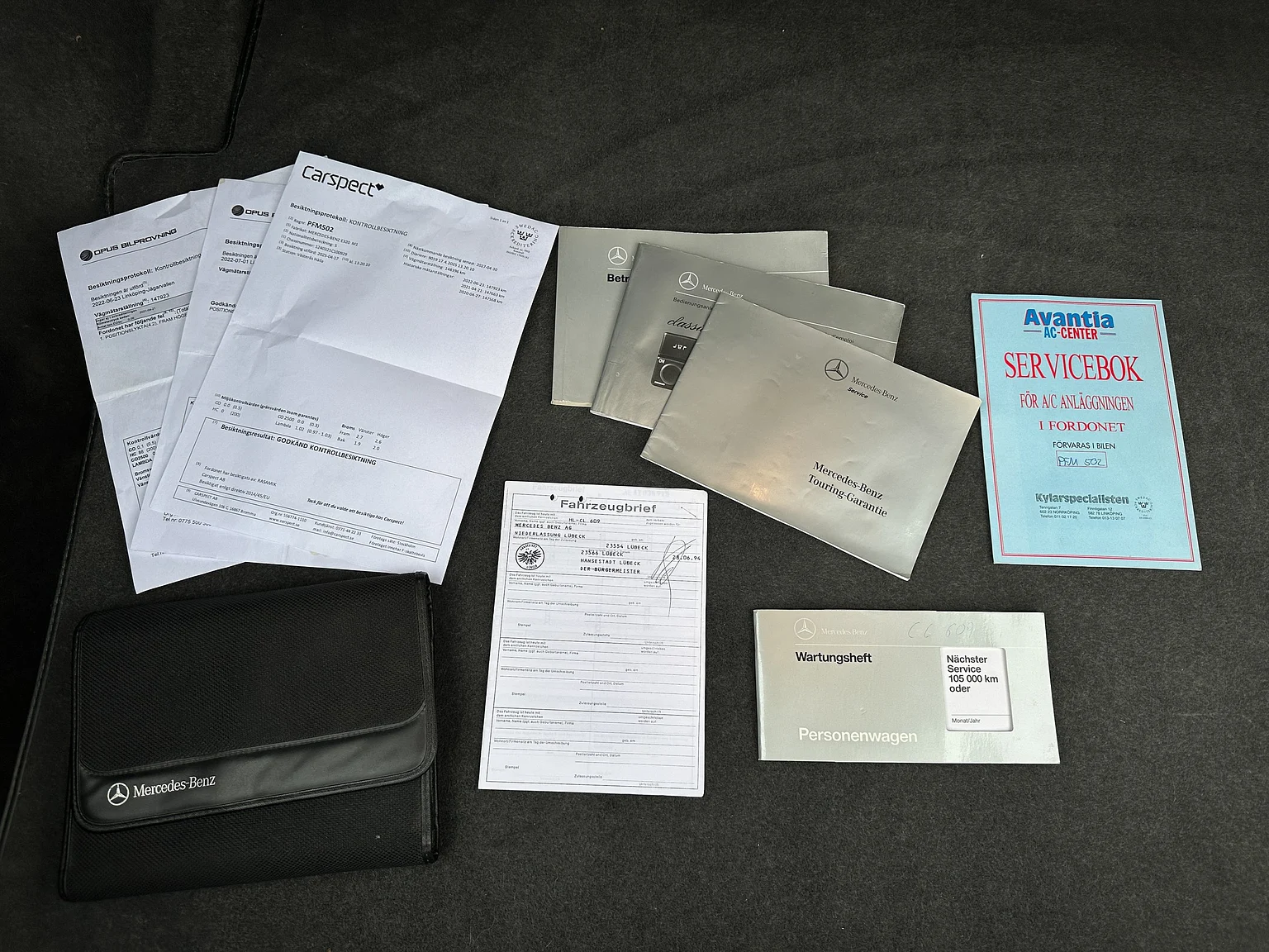 Documentation for 1993 Mercedes-Benz E 320 "AMG" (1)