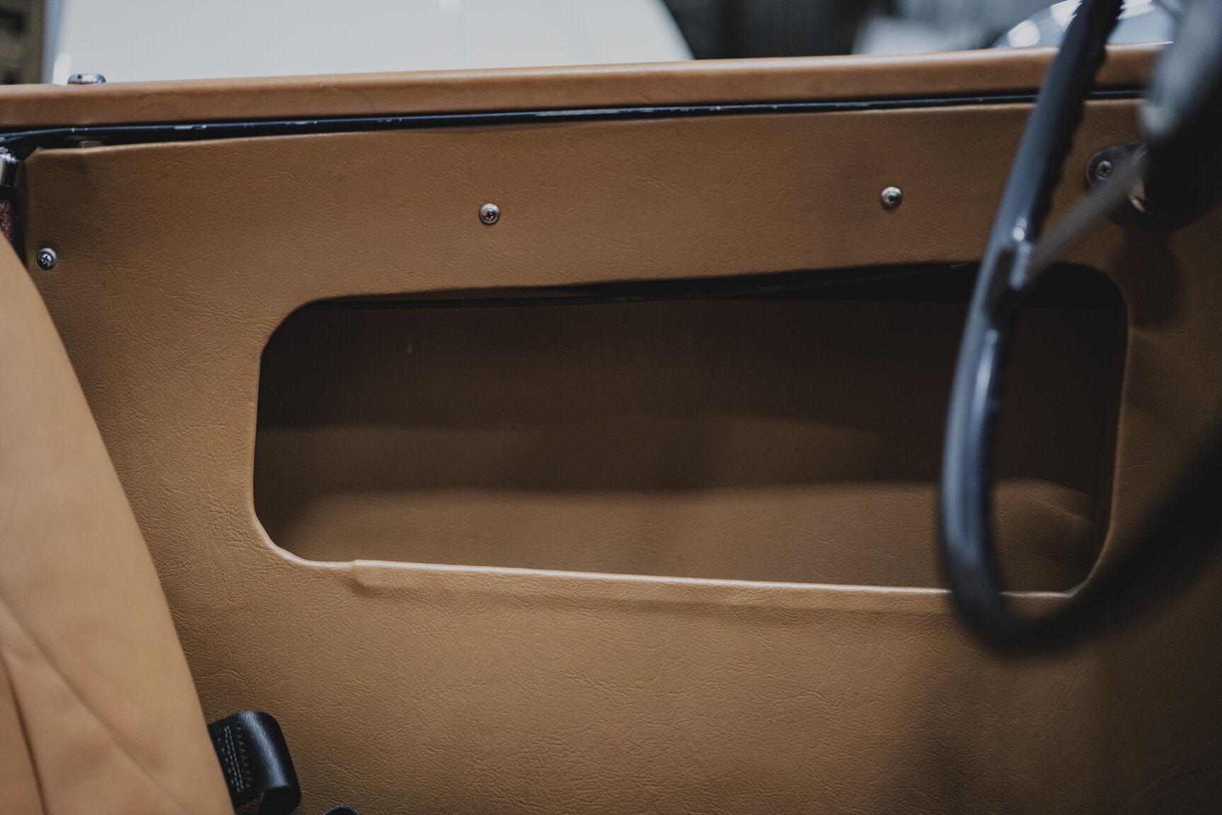 Interiörbild 1961 MG MGA 1600 mk2