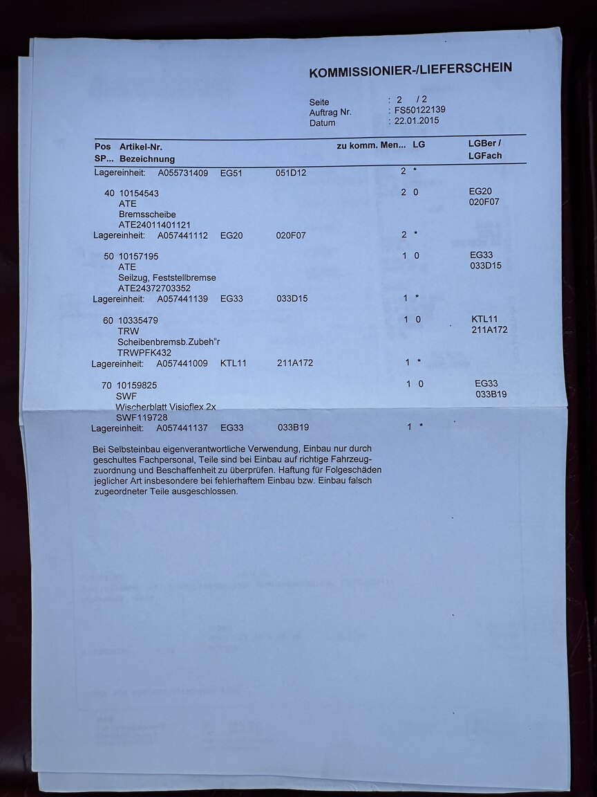 Dokumentation, 1993 BMW 325i Convertible