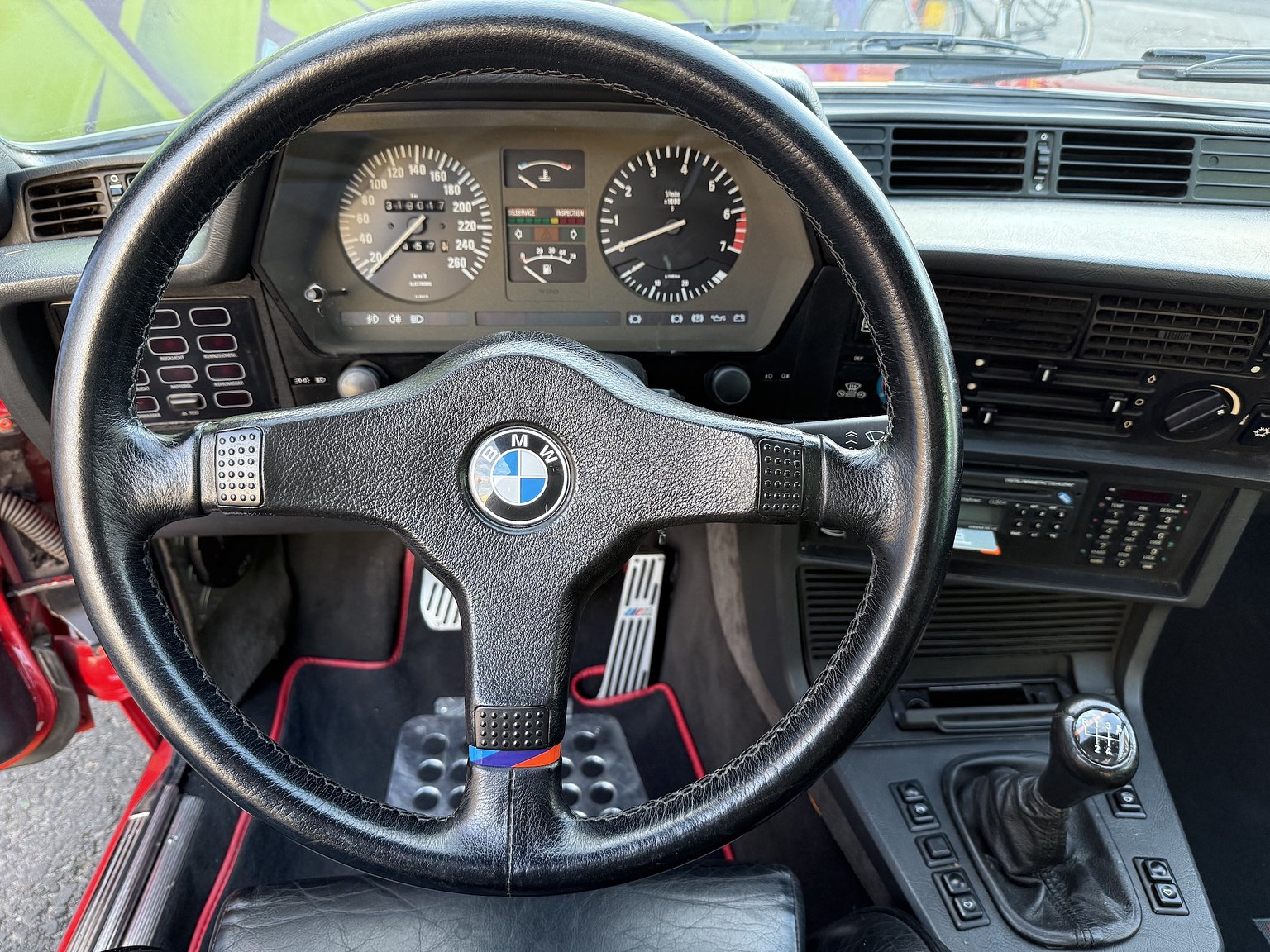 Interiörbild 1984 BMW 635CSi