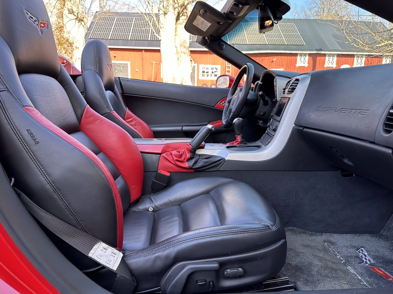 Innenraumfoto von 2005 Corvette C6 Z51 Cabriolet