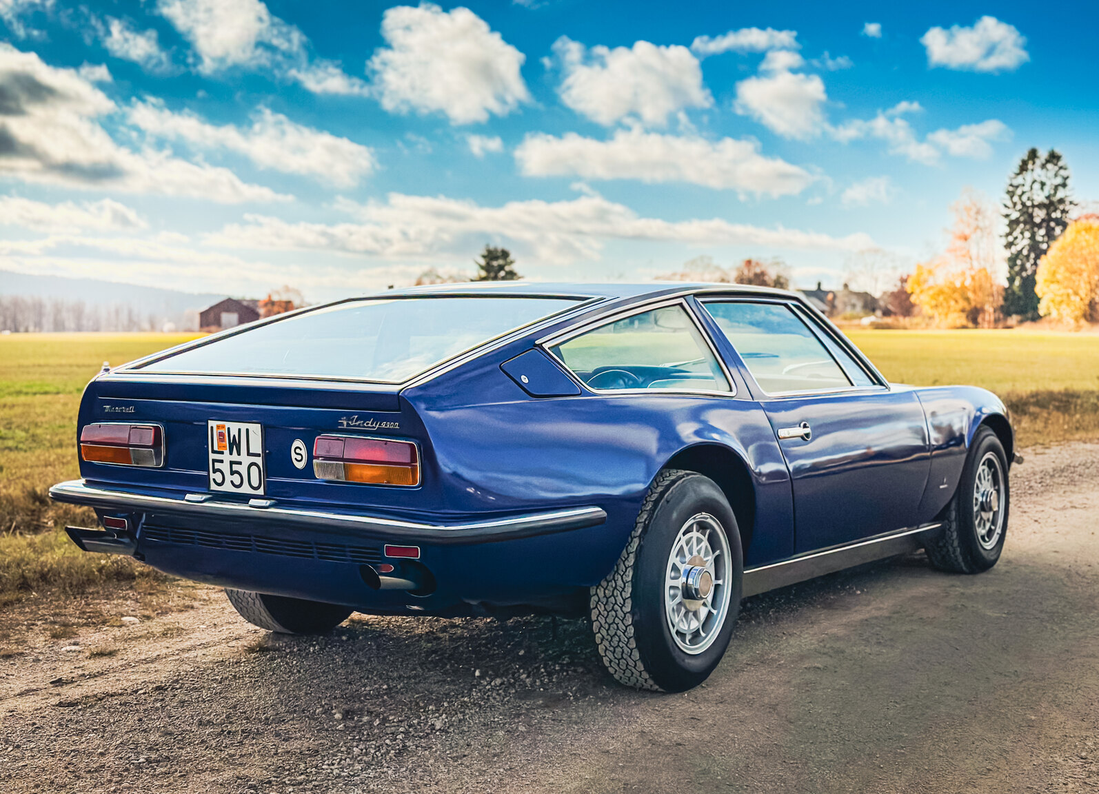 Exteriörbild på 1973 Maserati Indy
