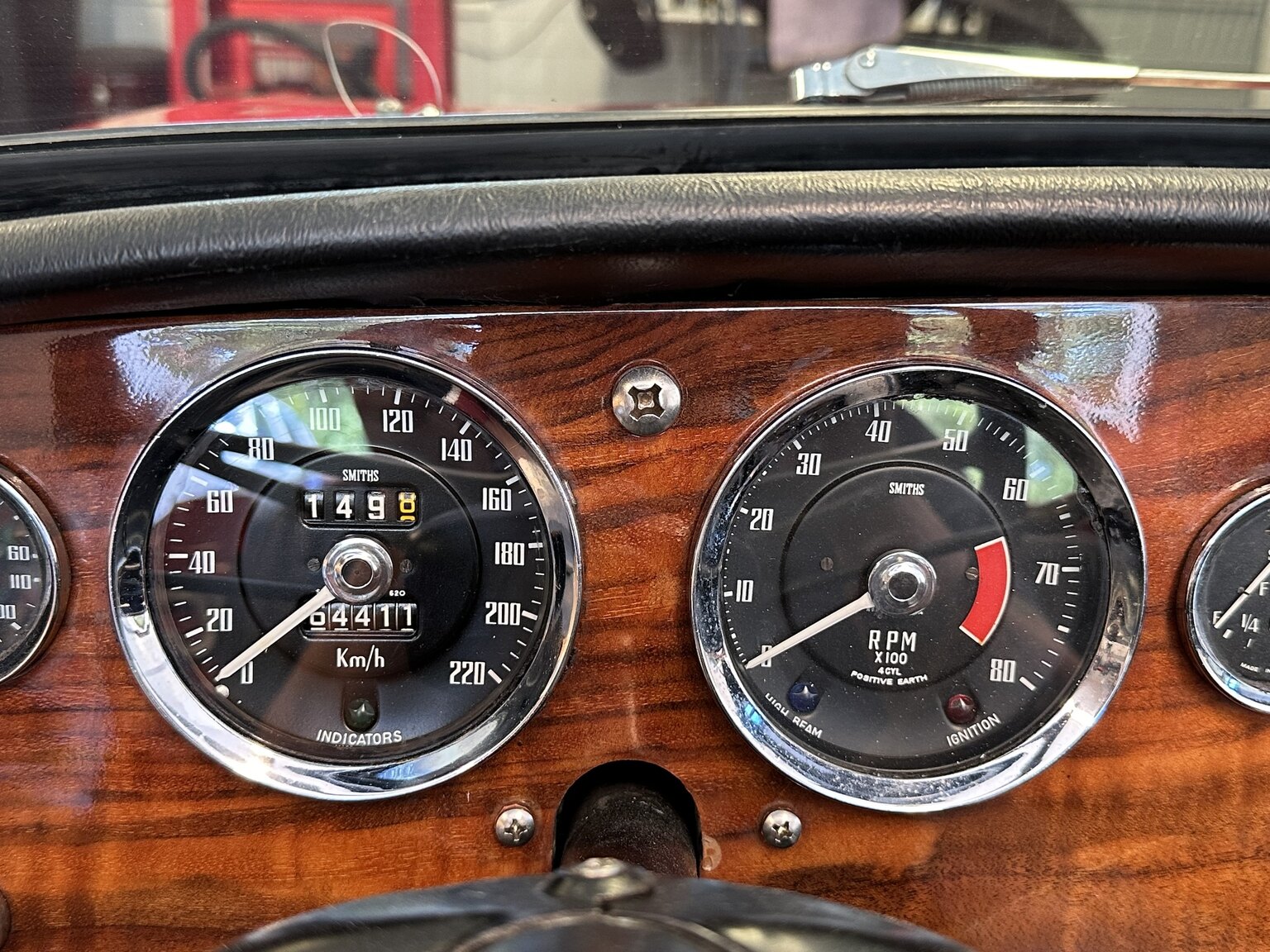 Interiörbild 1964 Lotus Elan S2