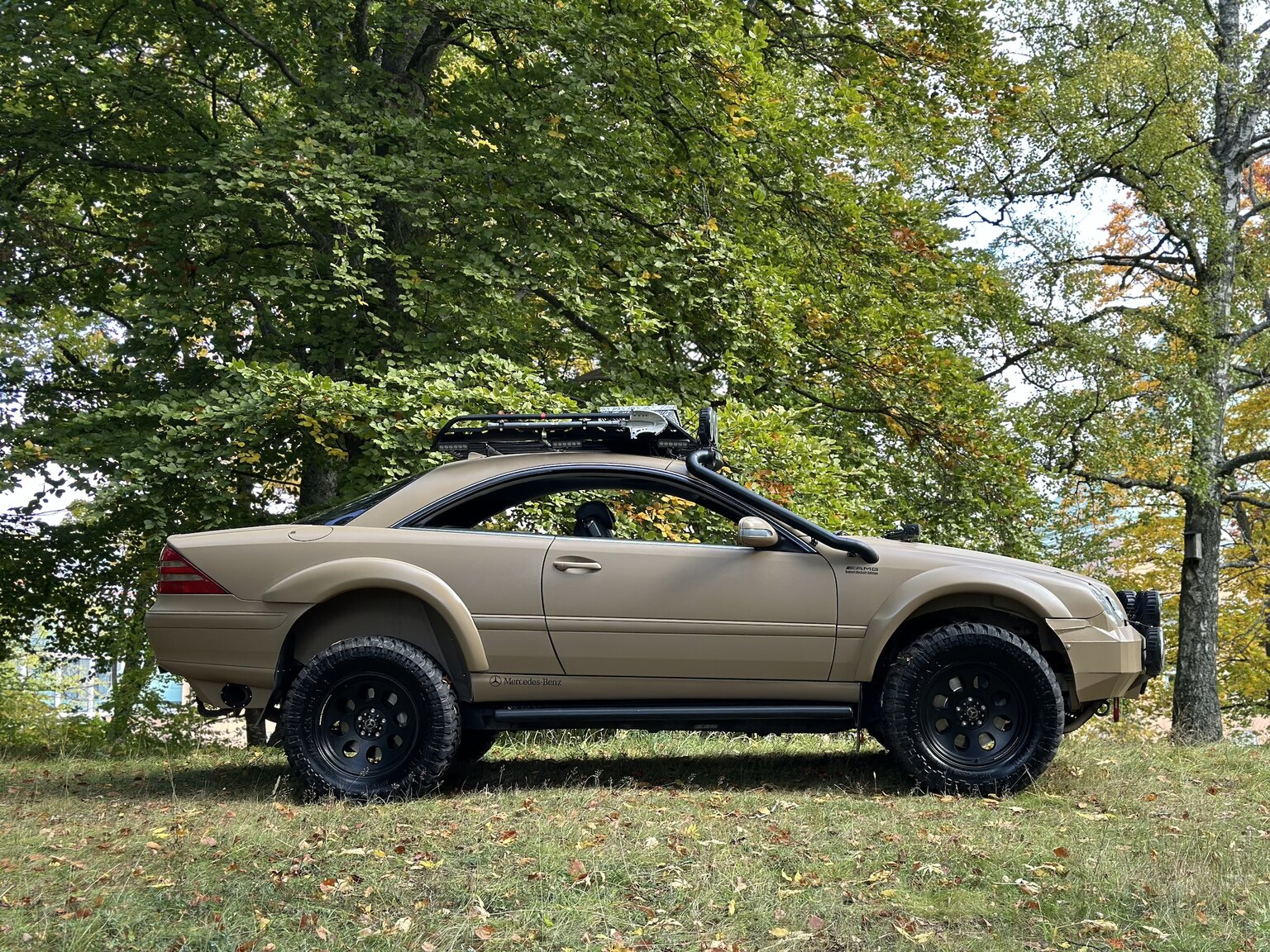Exterior image of 2001 Mercedes-Benz CL600/ML 55 AMG