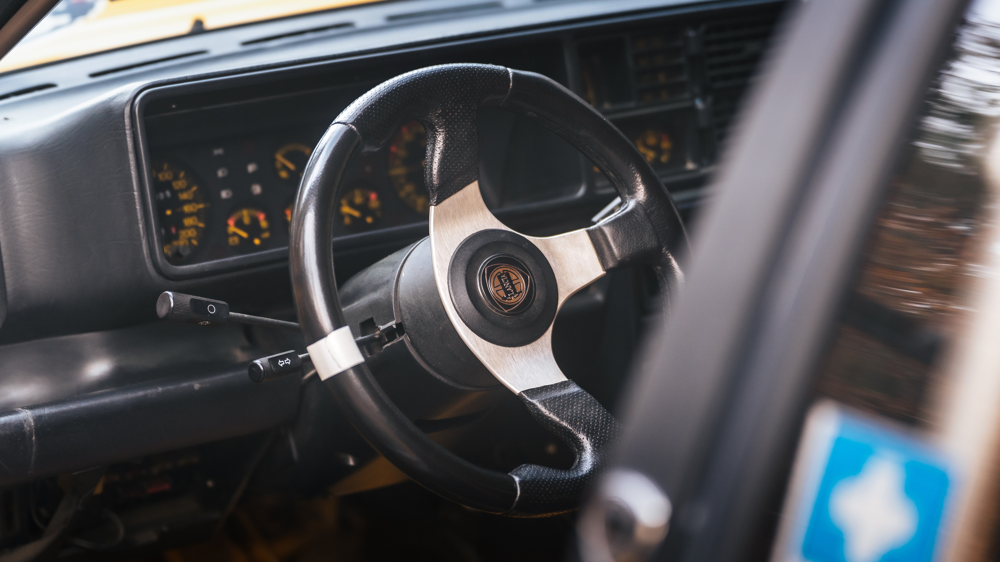 Interiörbild 1990 Lancia Delta Integrale 16V Per Eklund Replica
