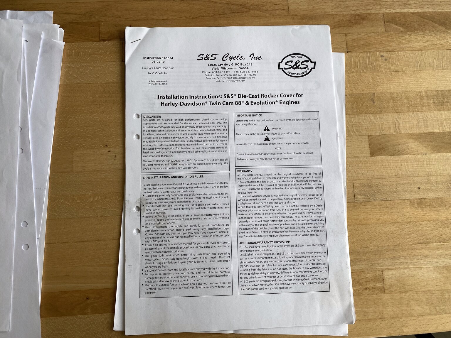 Dokumentation för 2014 Harley Davidson Custom