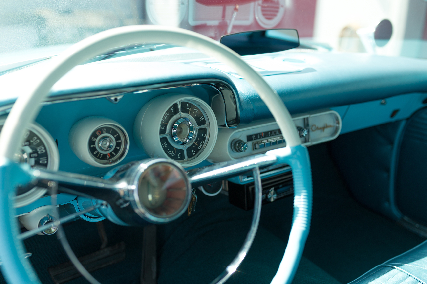 Innenraumfoto von 1957 Chrysler New Yorker