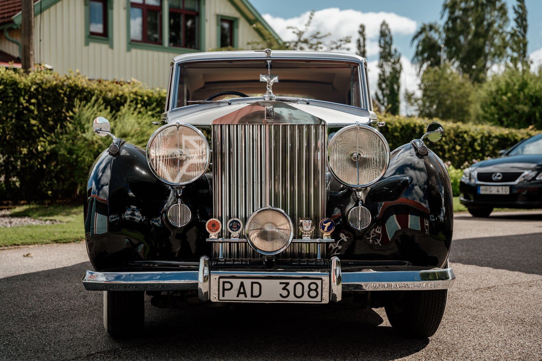 Exteriörbild på 1949 Rolls Royce Silver Wraith
