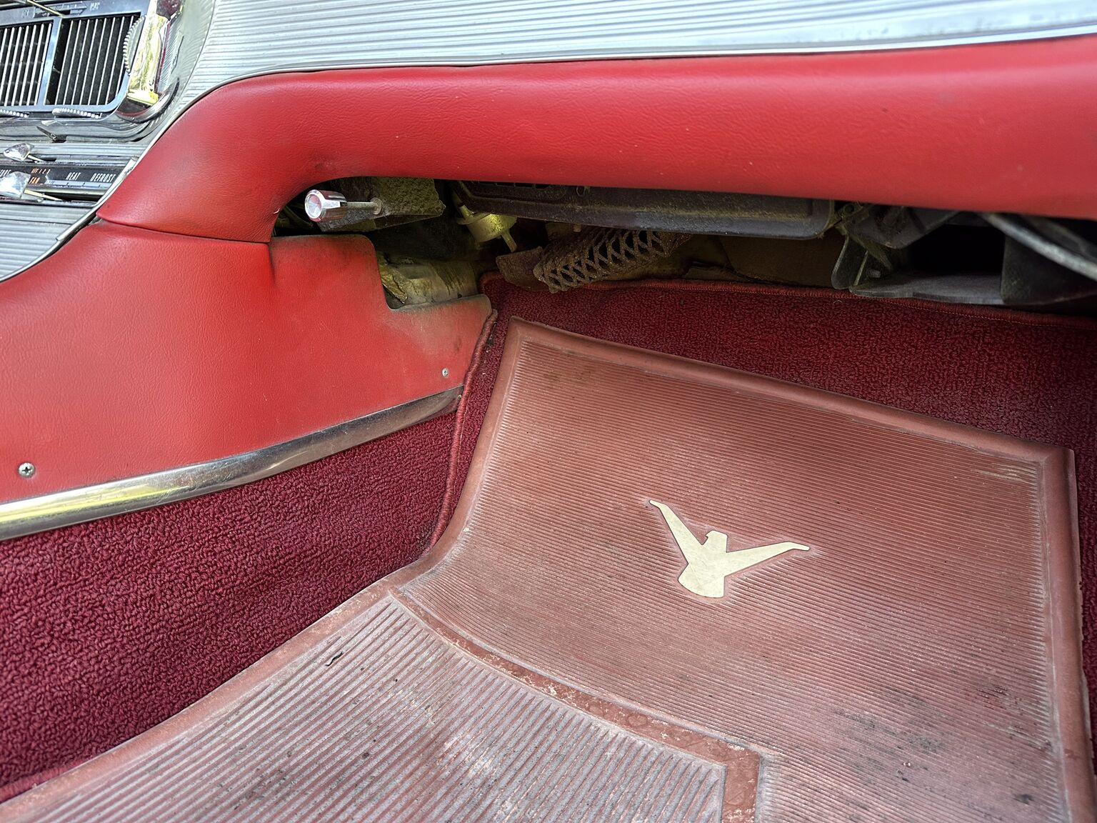 Interiörbild 1961 Ford Thunderbird Convertible