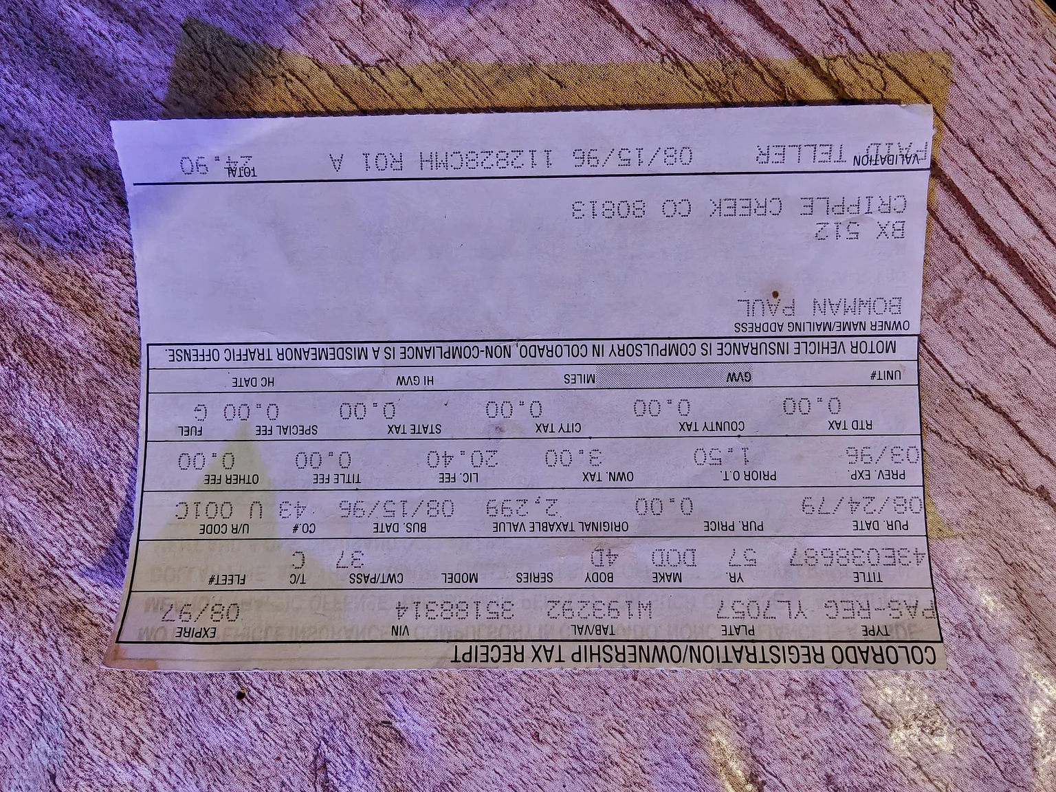 Dokumentation, 1957 Dodge Royal (2)