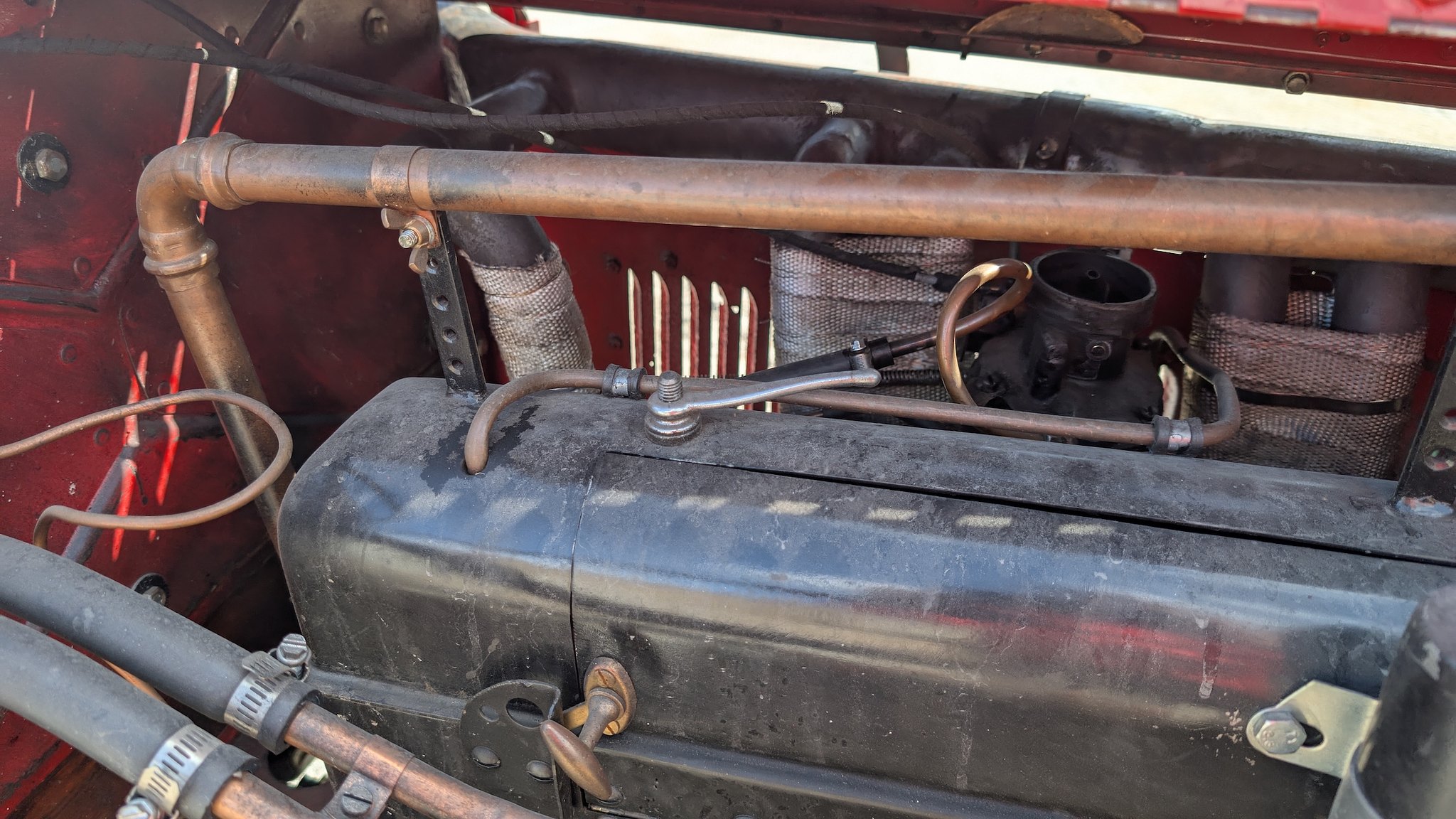 Image of 1929 FIAT 321C (521c) "Flying Fiona" mechanics